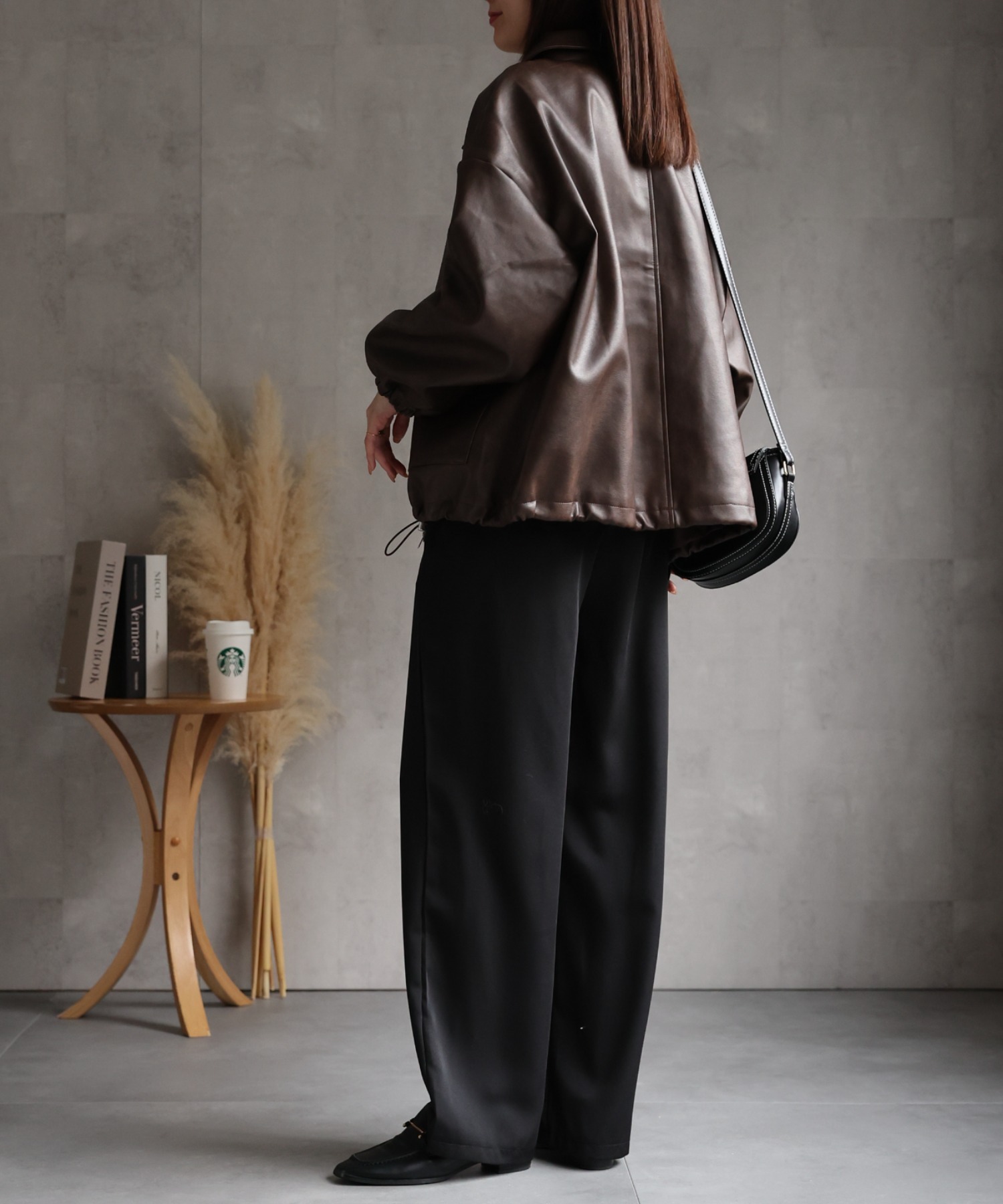 model：162cm 着用サイズ：F