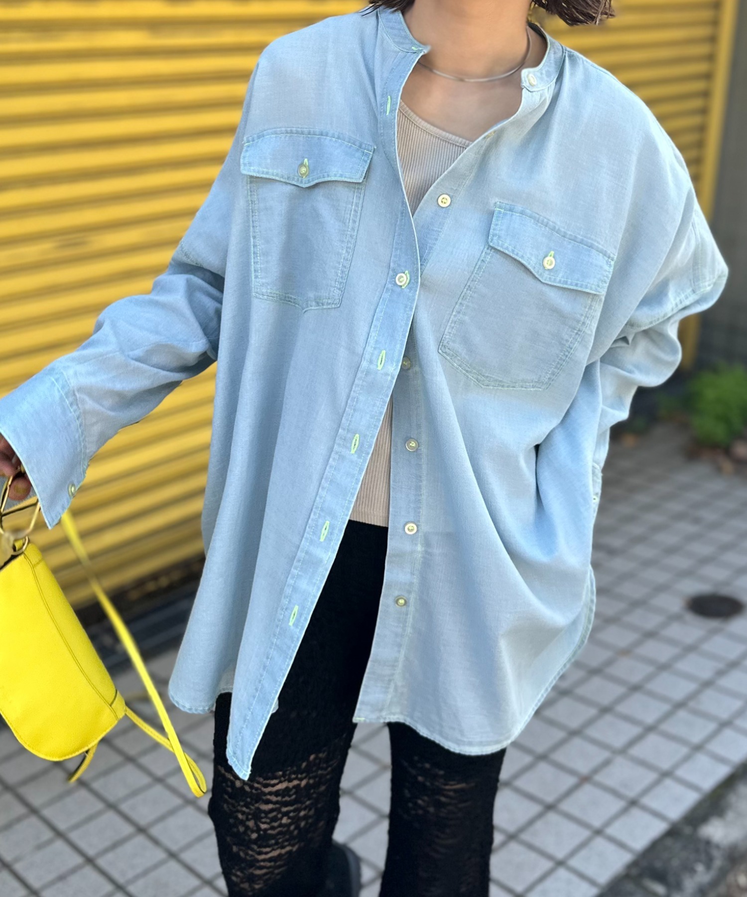 ライトブルー
model:154cm 着用サイズ:FREE