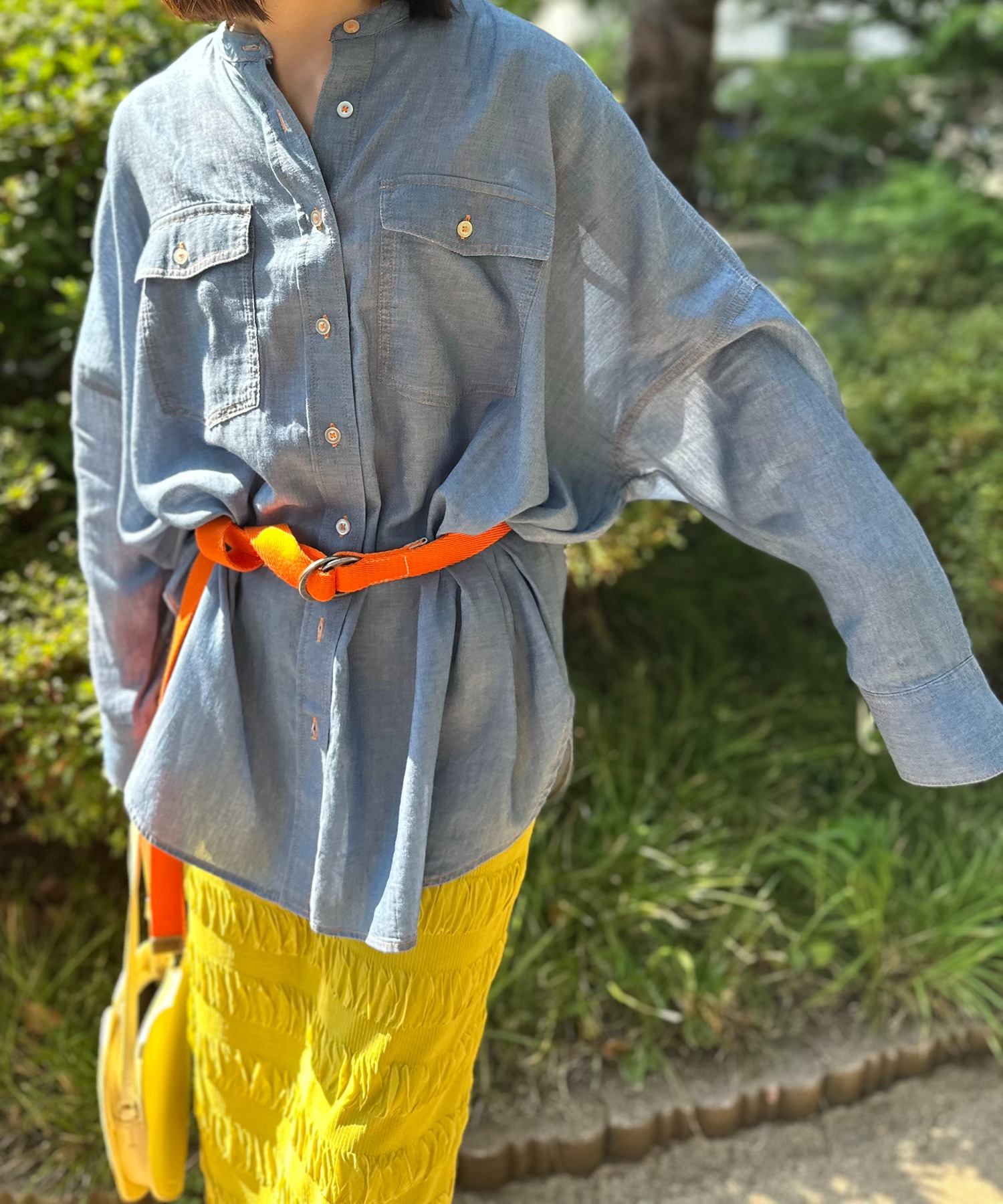 ブルー
model:154cm 着用サイズ:FREE