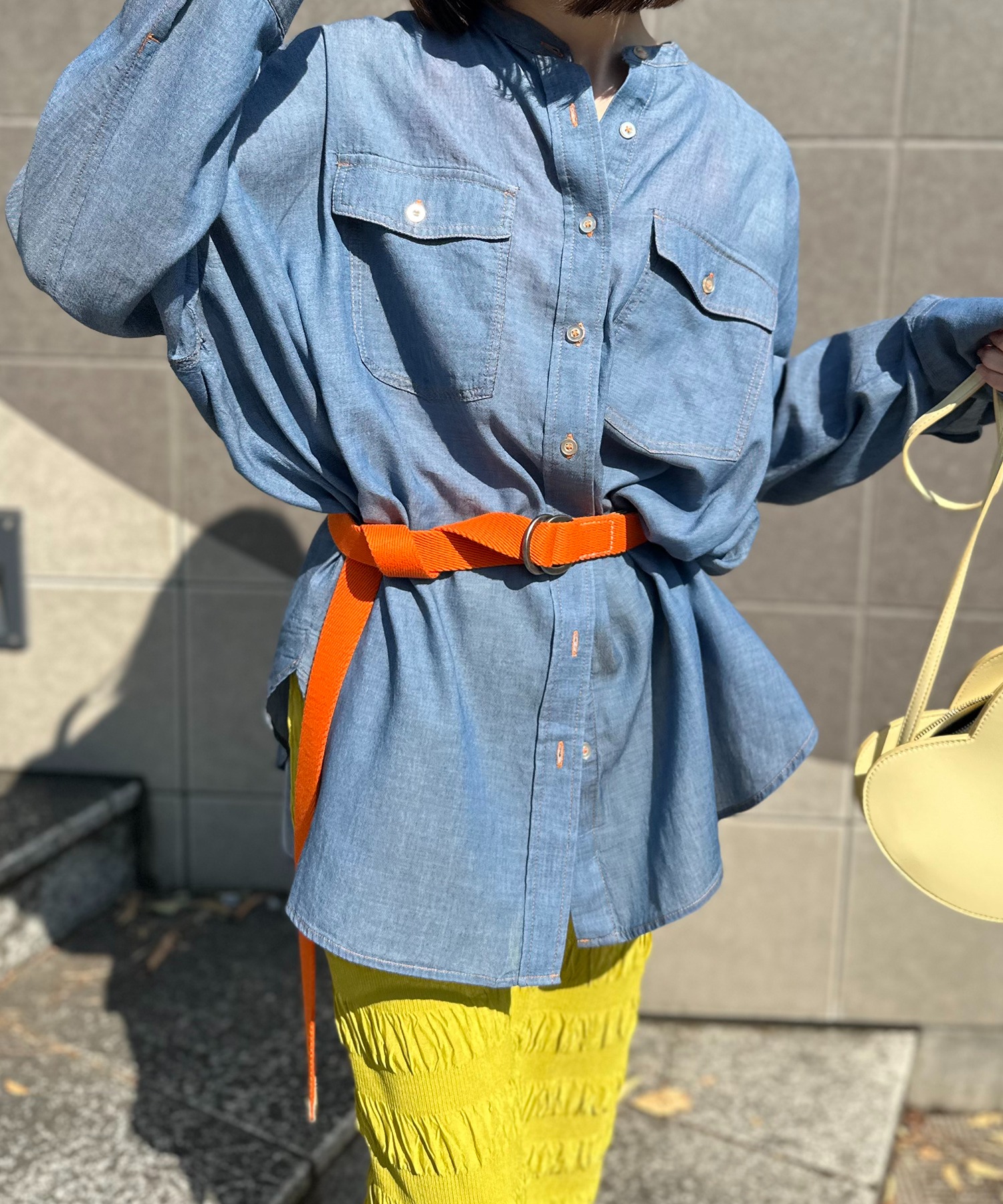 ブルー
model:154cm 着用サイズ:FREE