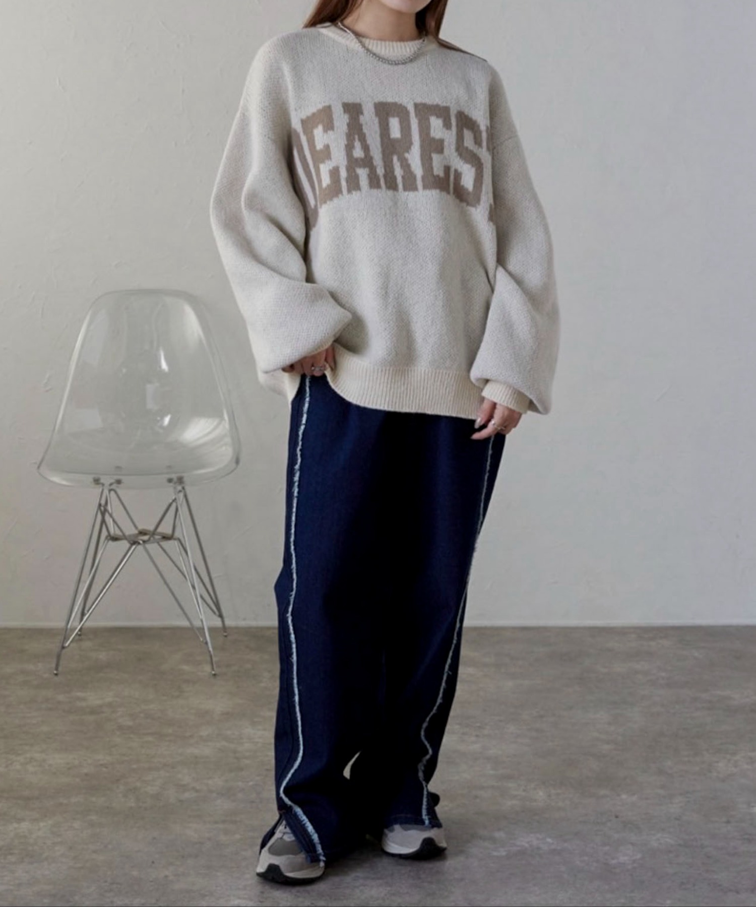 model：158cm 着用サイズ：FREE