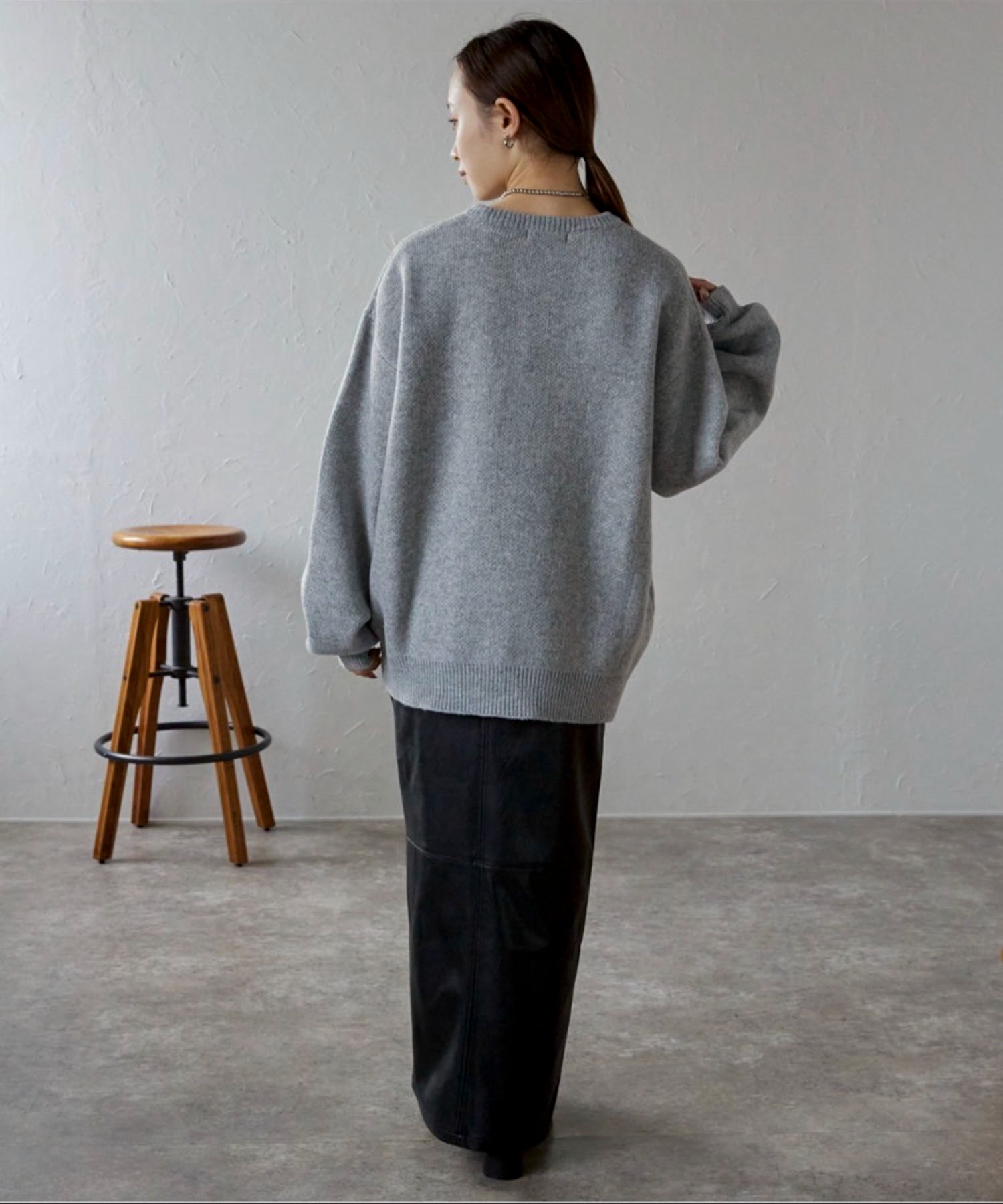 model：158cm 着用サイズ：FREE