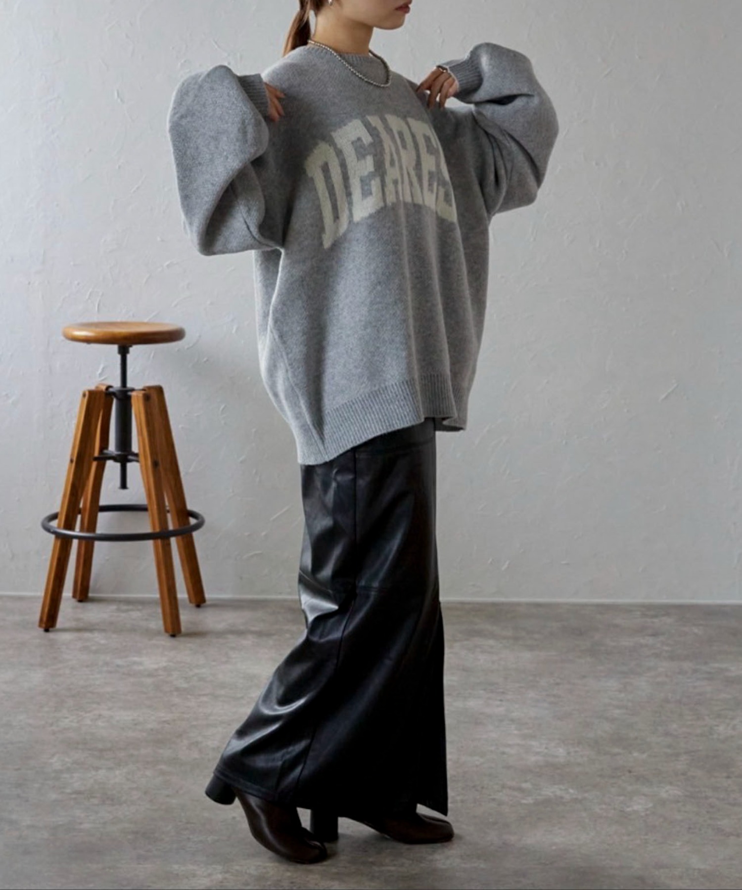 model：158cm 着用サイズ：FREE