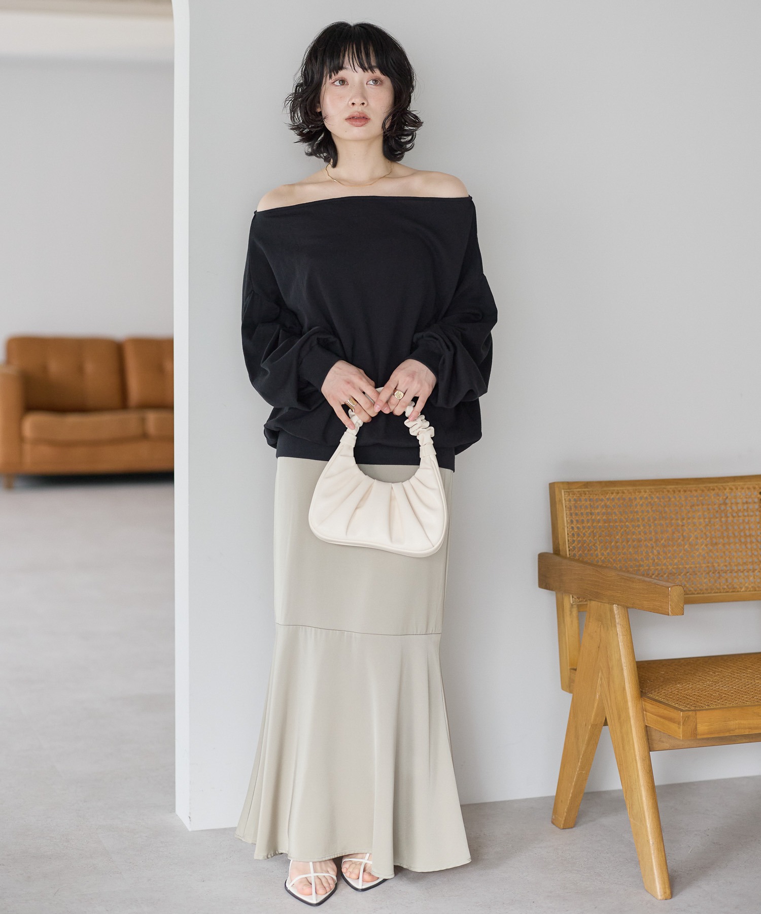 モデル身長 : 157cm
