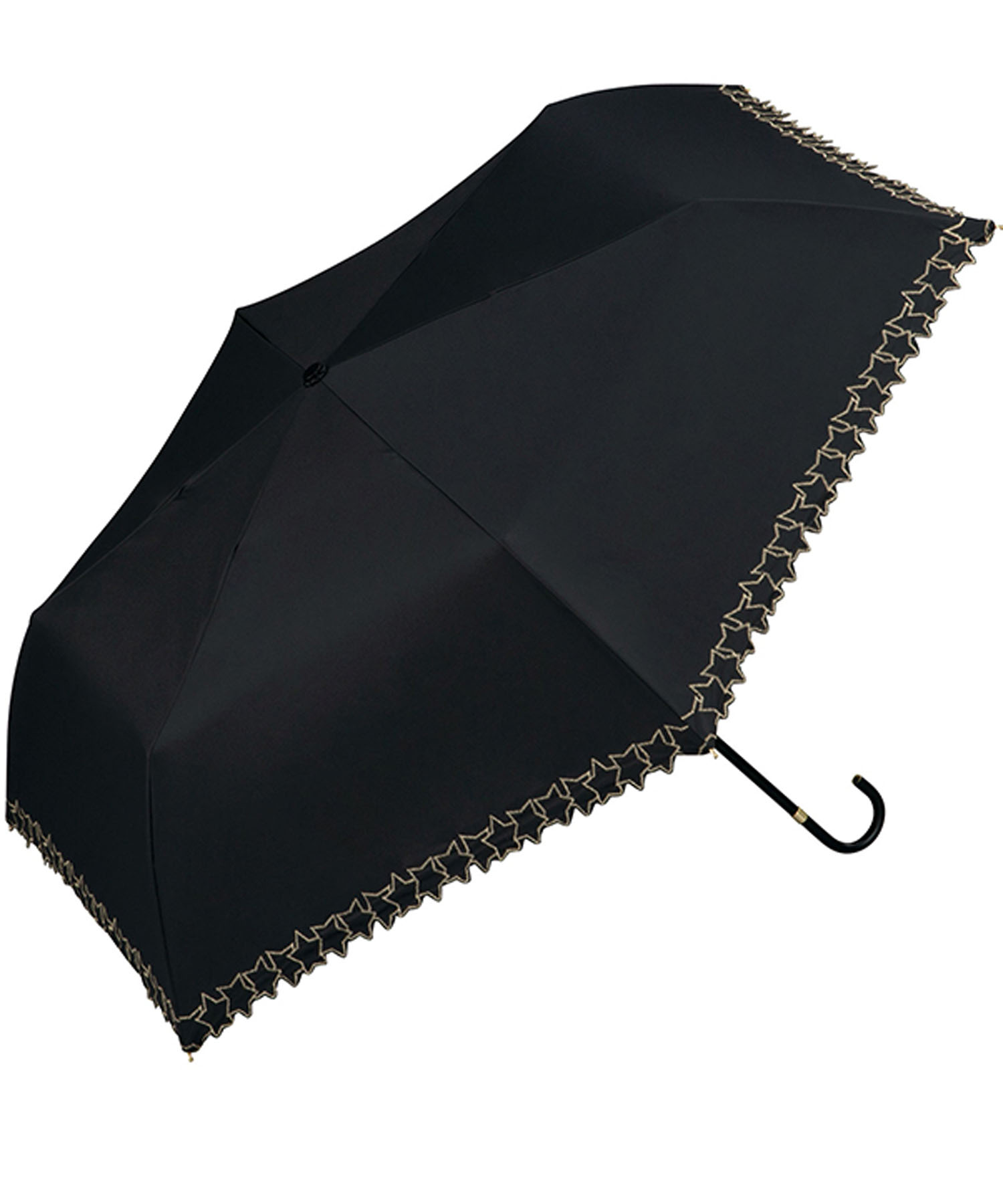 送料無料激安祭 遮光フレームスタースカラップ刺繍mini