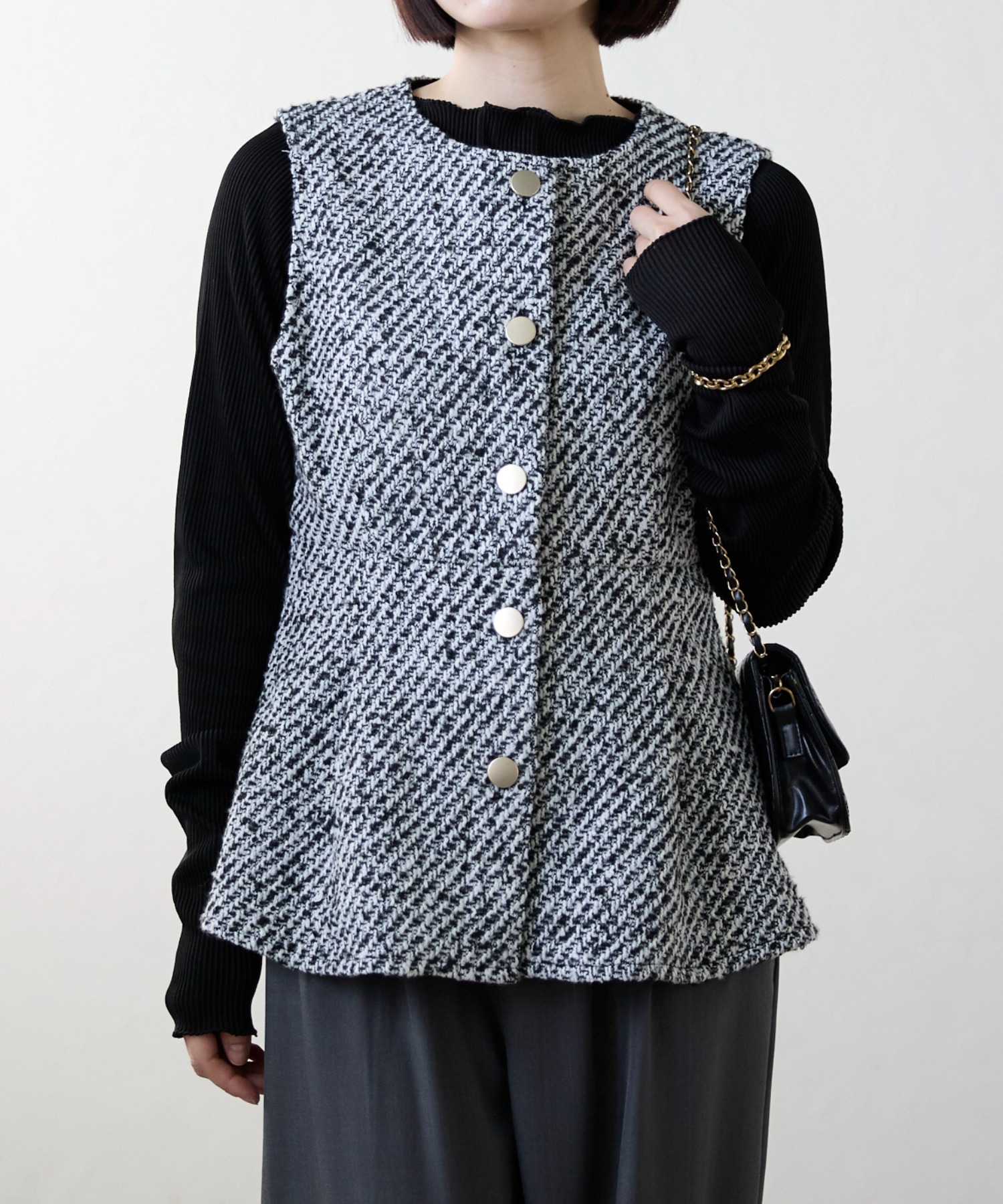 model：158cm 着用サイズ：FREE