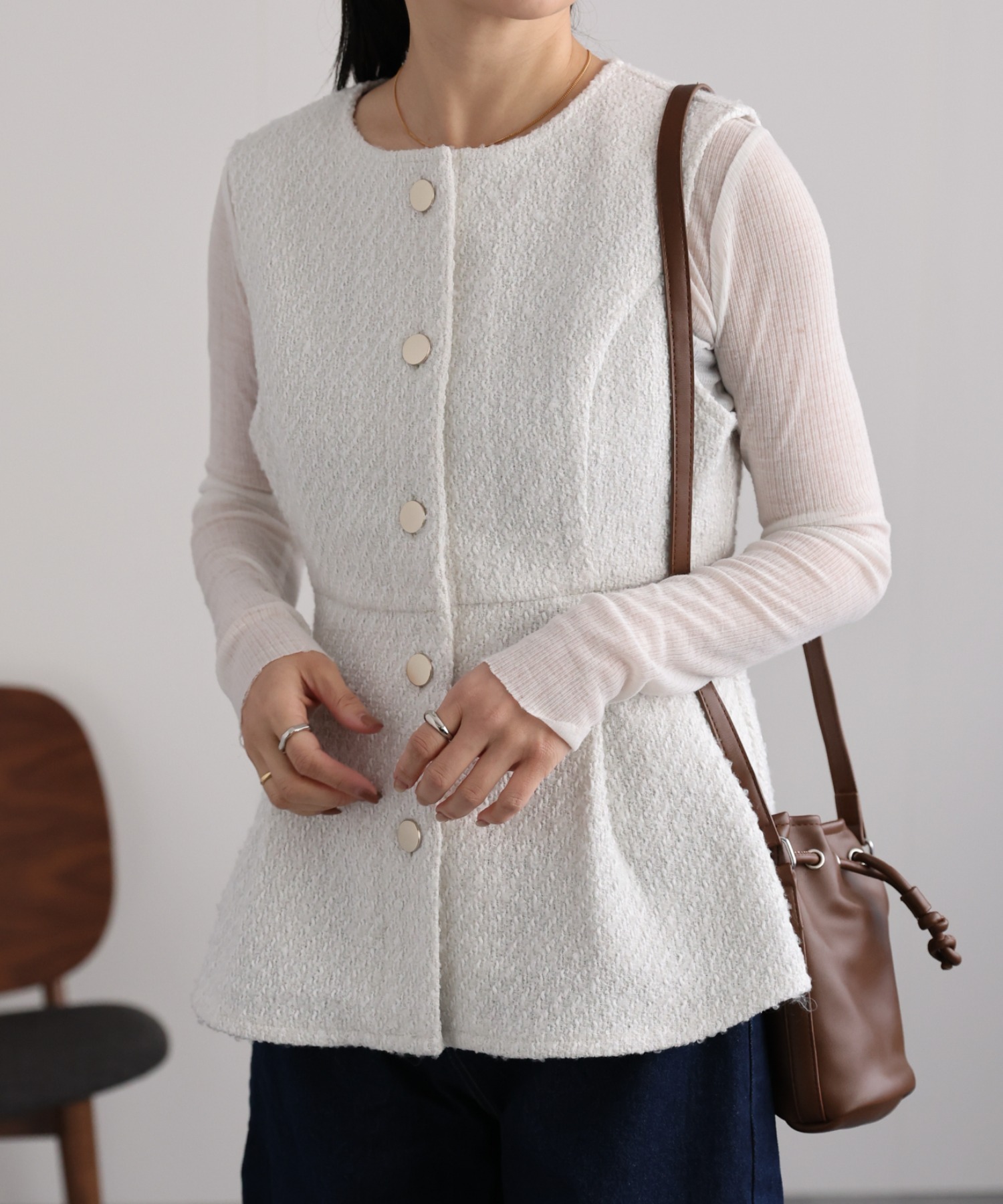 model:162cm  着用サイズ:FREE