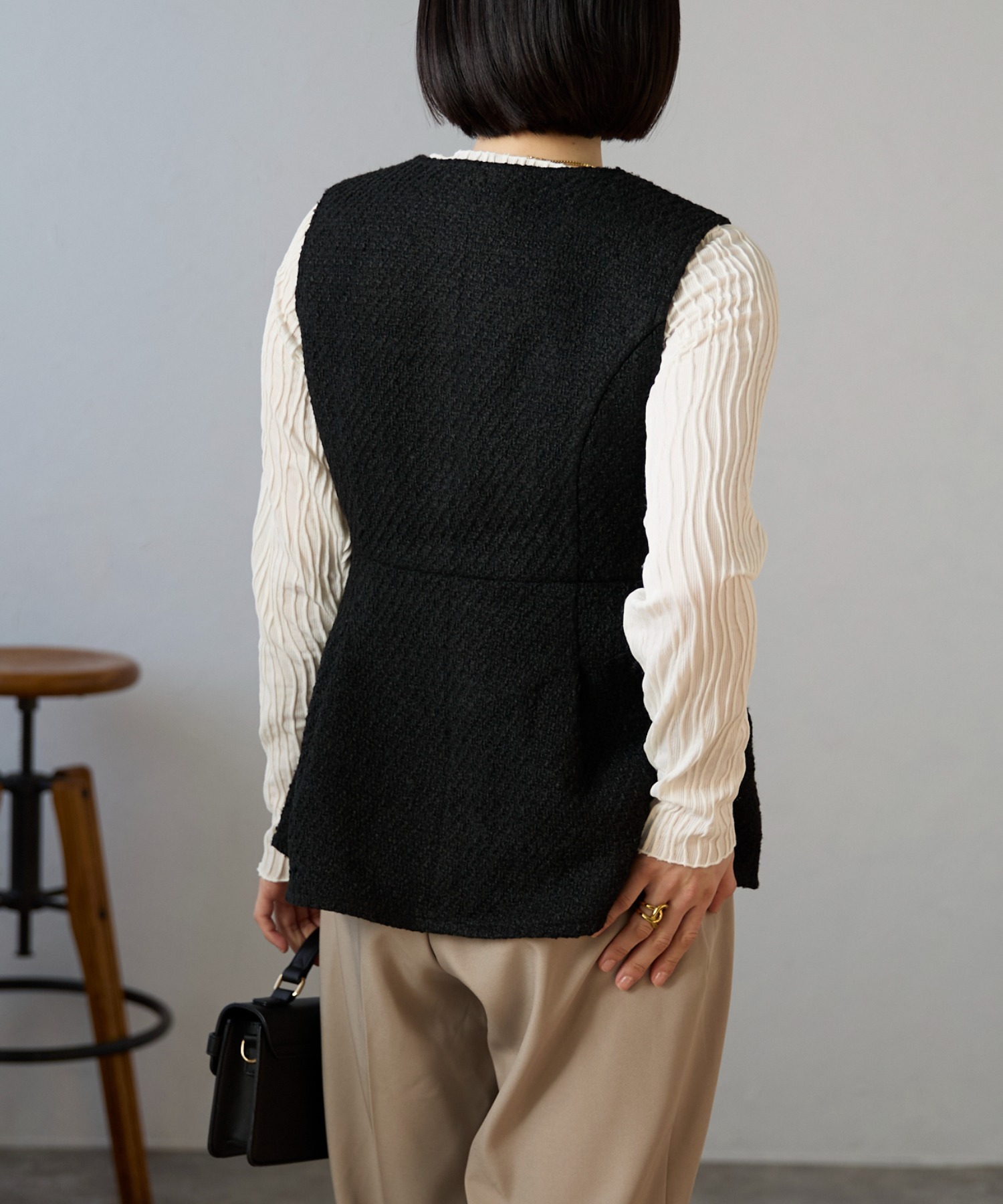 model：158cm 着用サイズ：FREE
