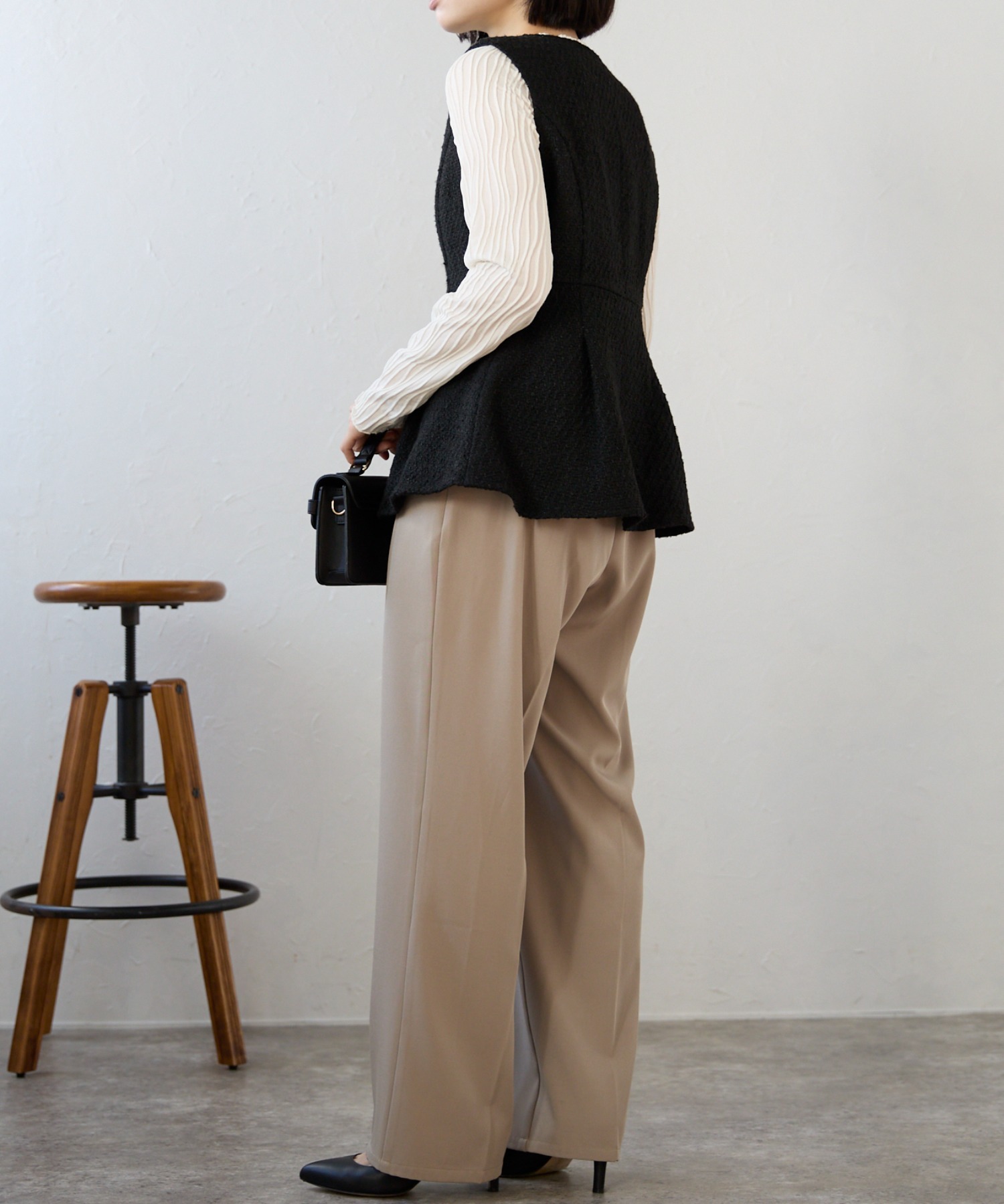 model：158cm 着用サイズ：FREE