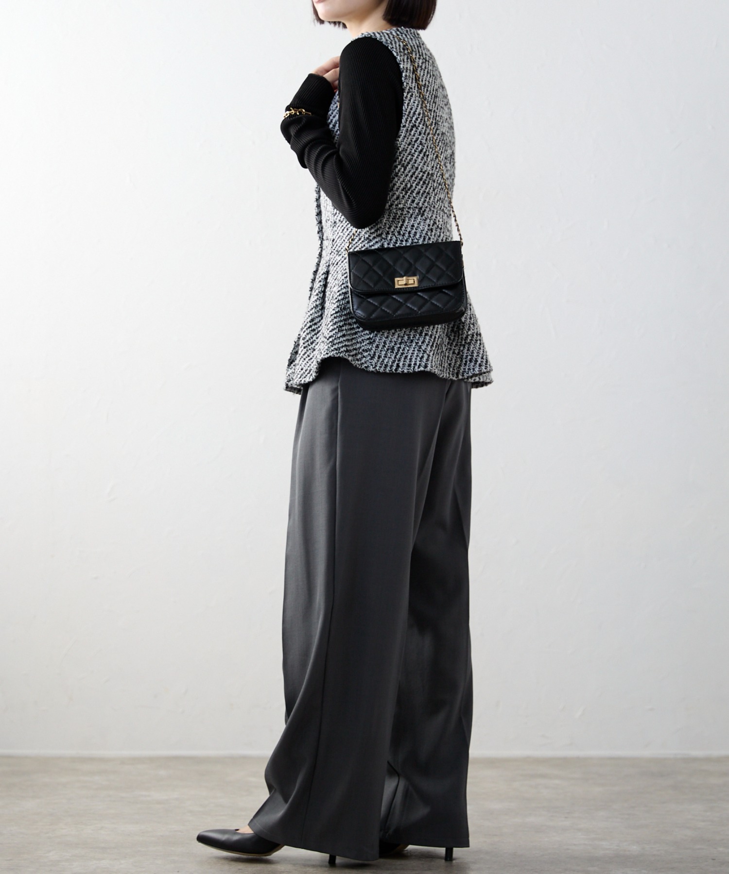 model：158cm 着用サイズ：FREE