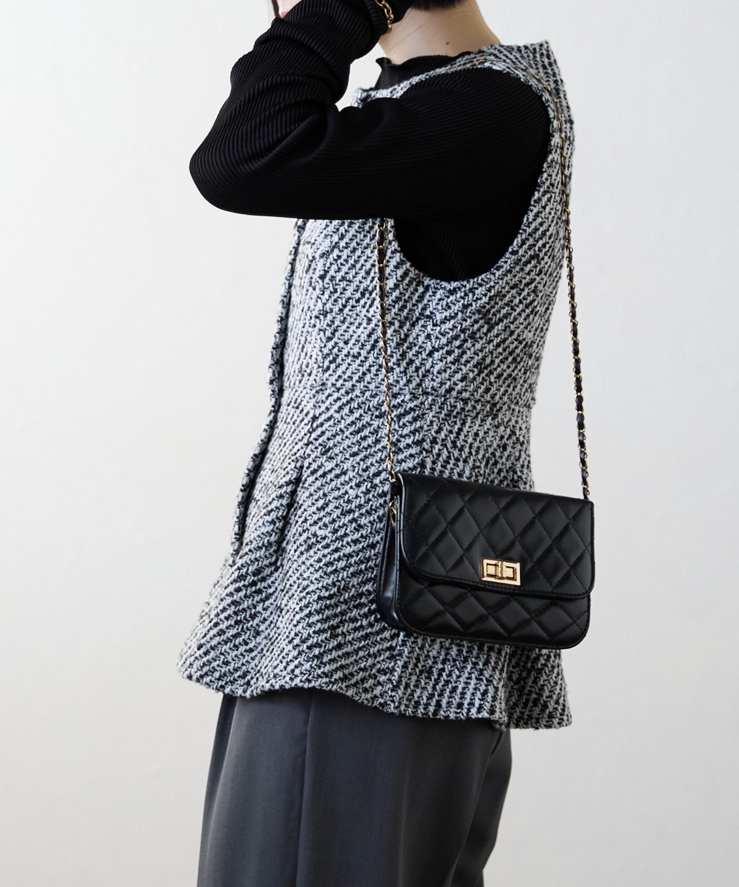 model：158cm 着用サイズ：FREE