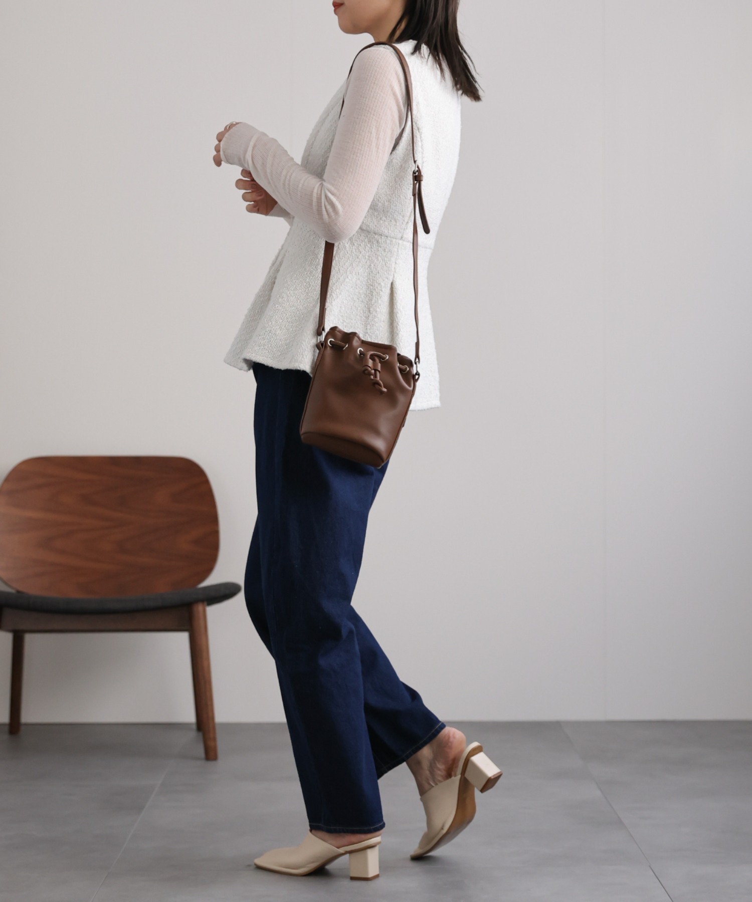 model:162cm  着用サイズ:FREE