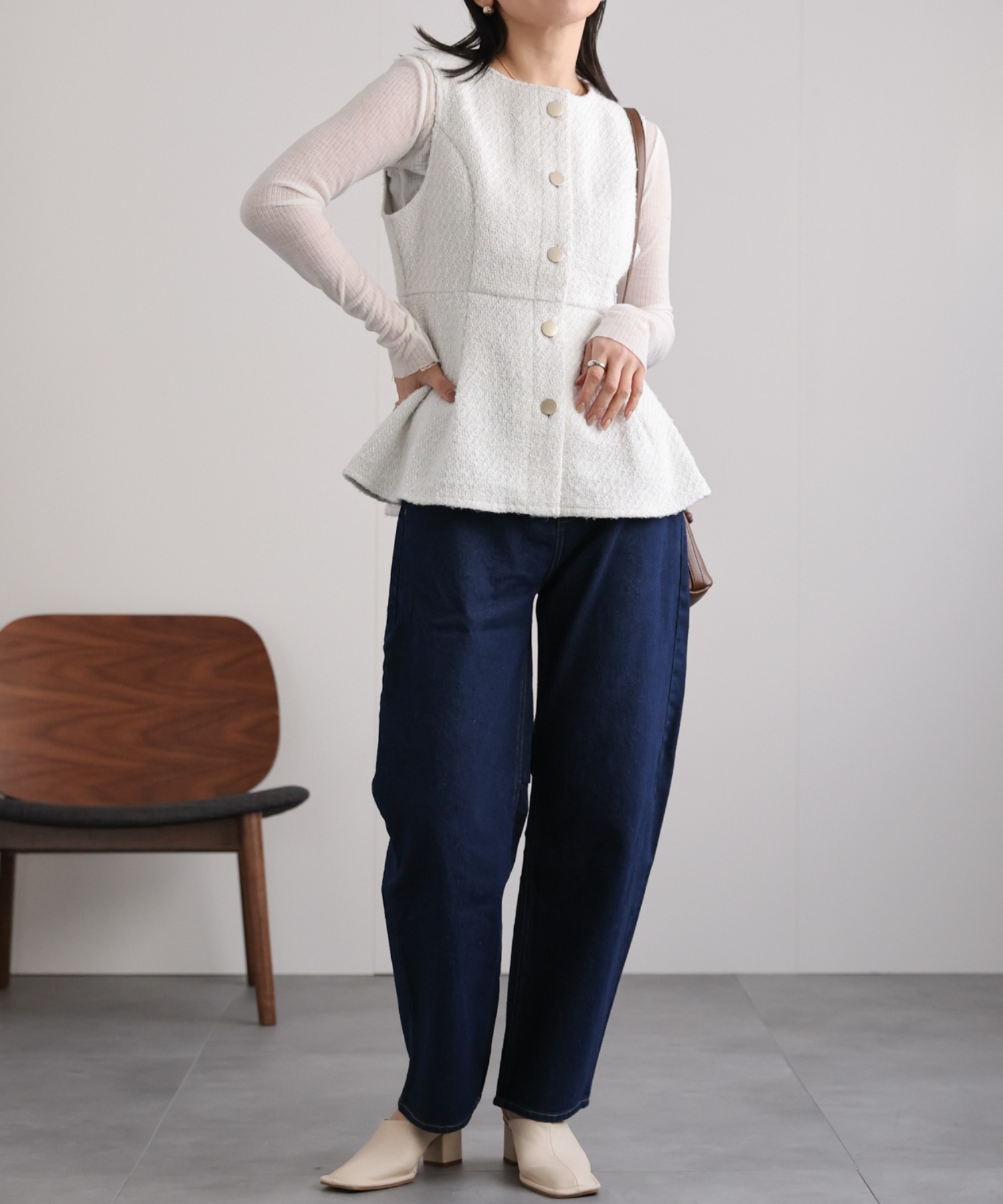 model:162cm  着用サイズ:FREE