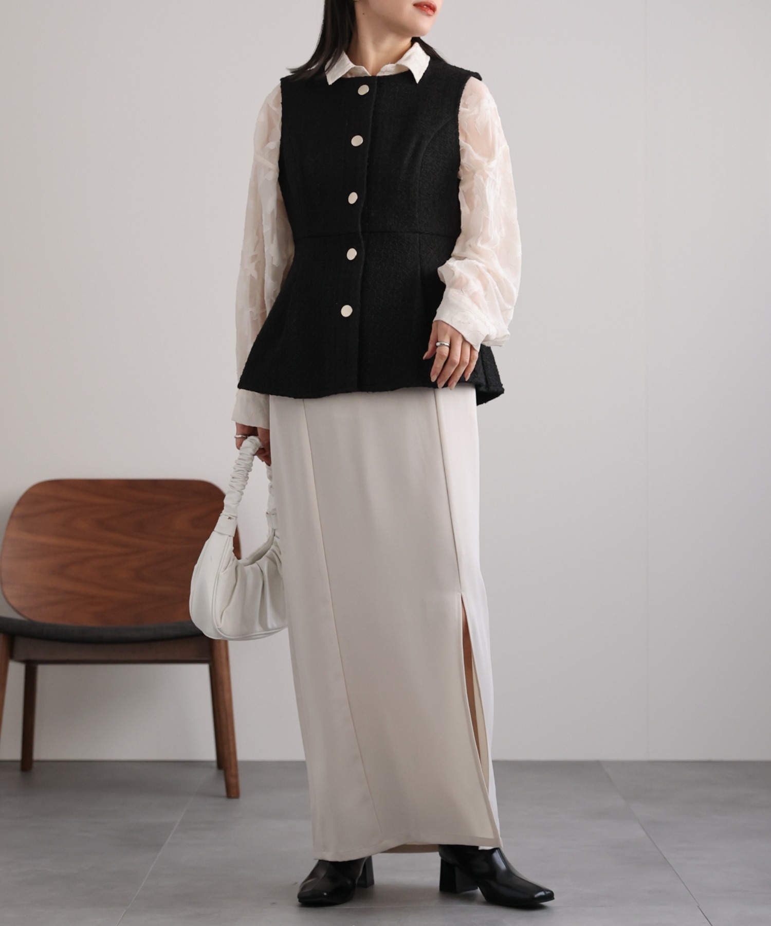 model:162cm  着用サイズ:FREE