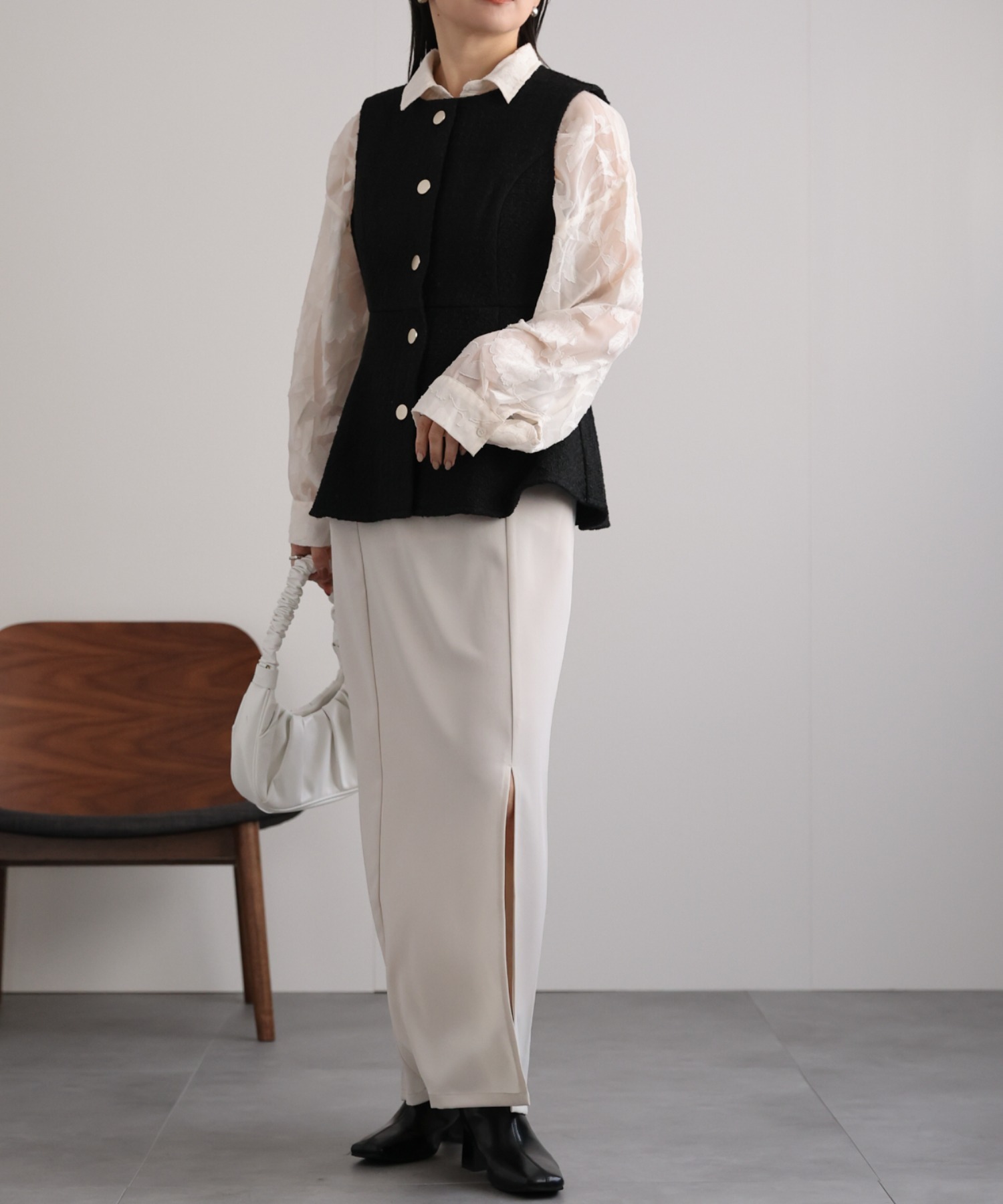 model:162cm  着用サイズ:FREE