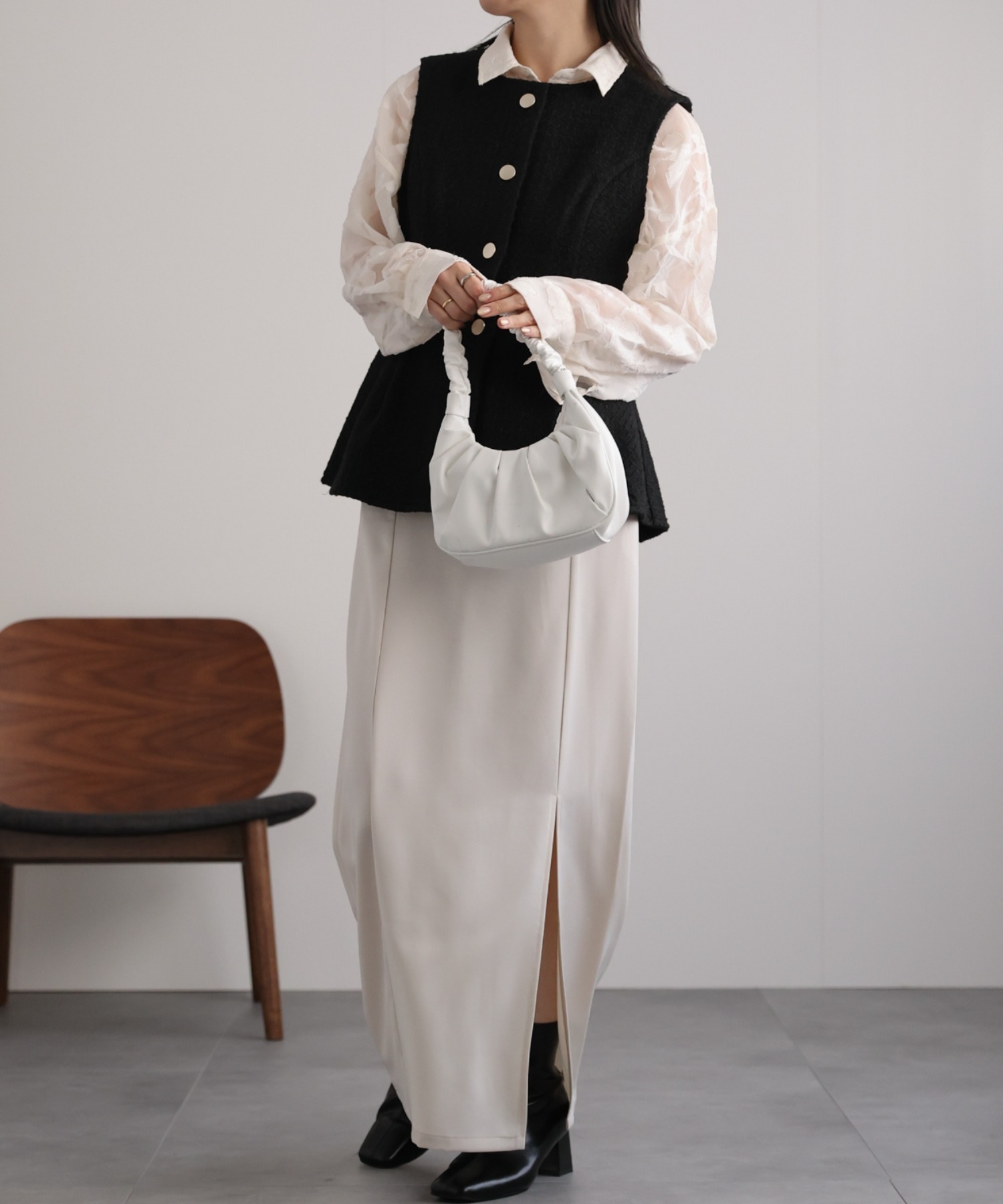 model:162cm  着用サイズ:FREE