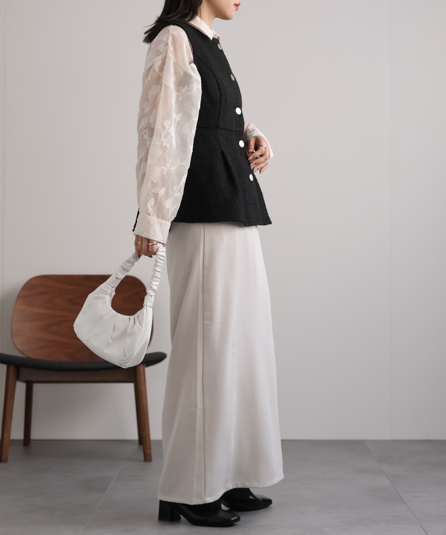 model:162cm  着用サイズ:FREE