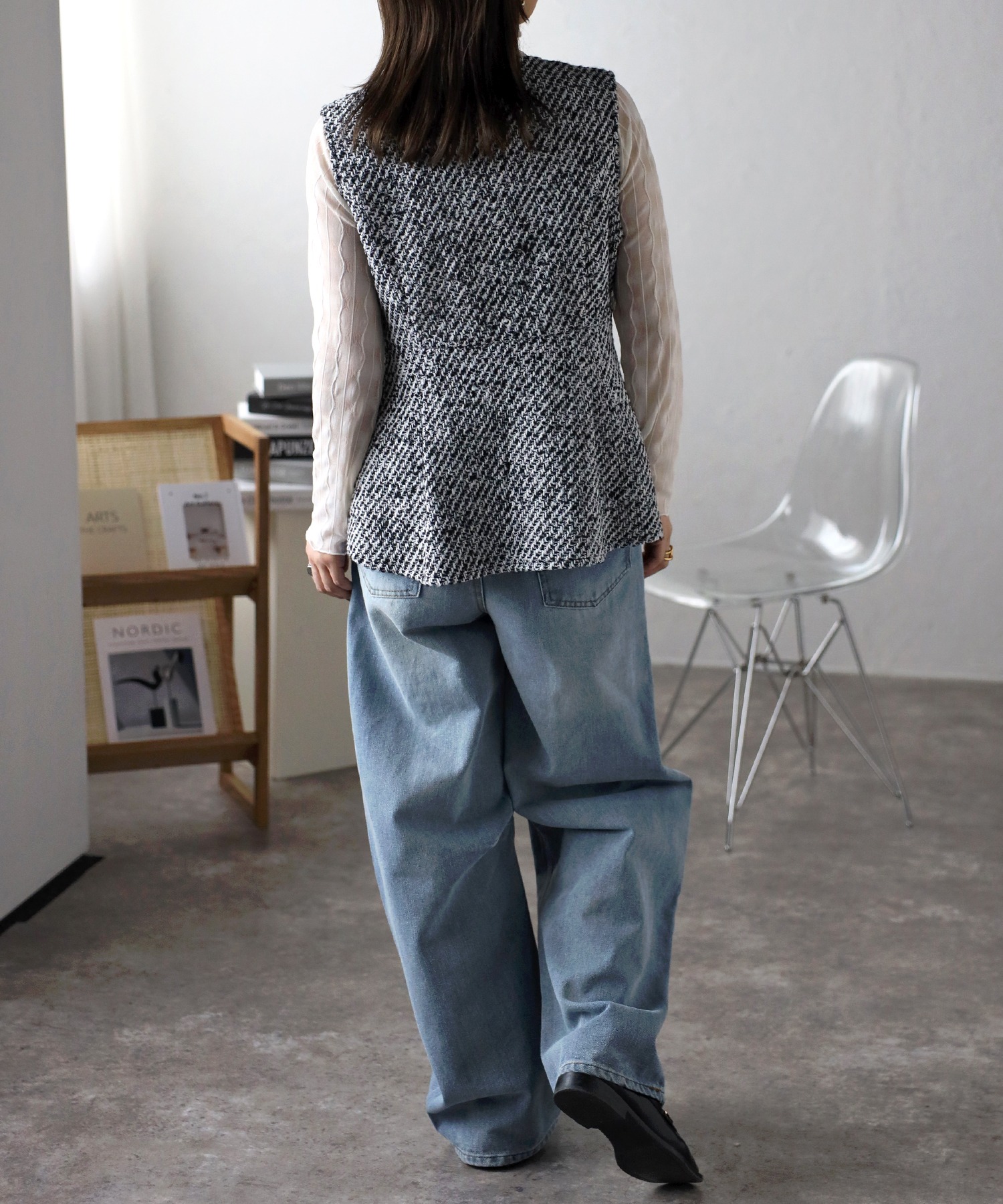 model:162cm  着用サイズ:FREE