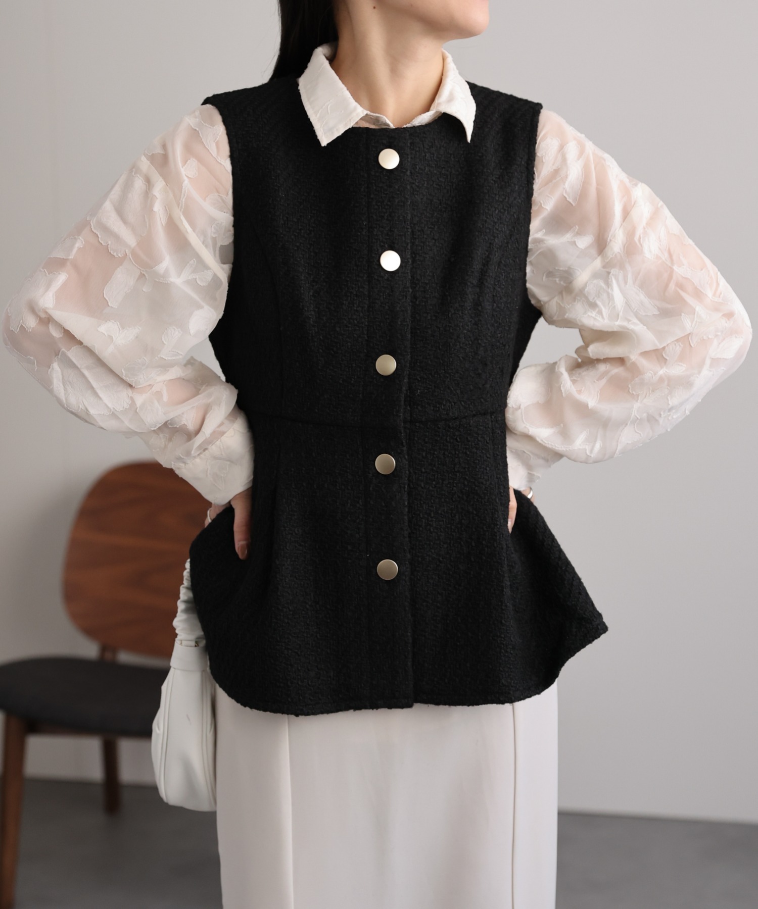model:162cm  着用サイズ:FREE
