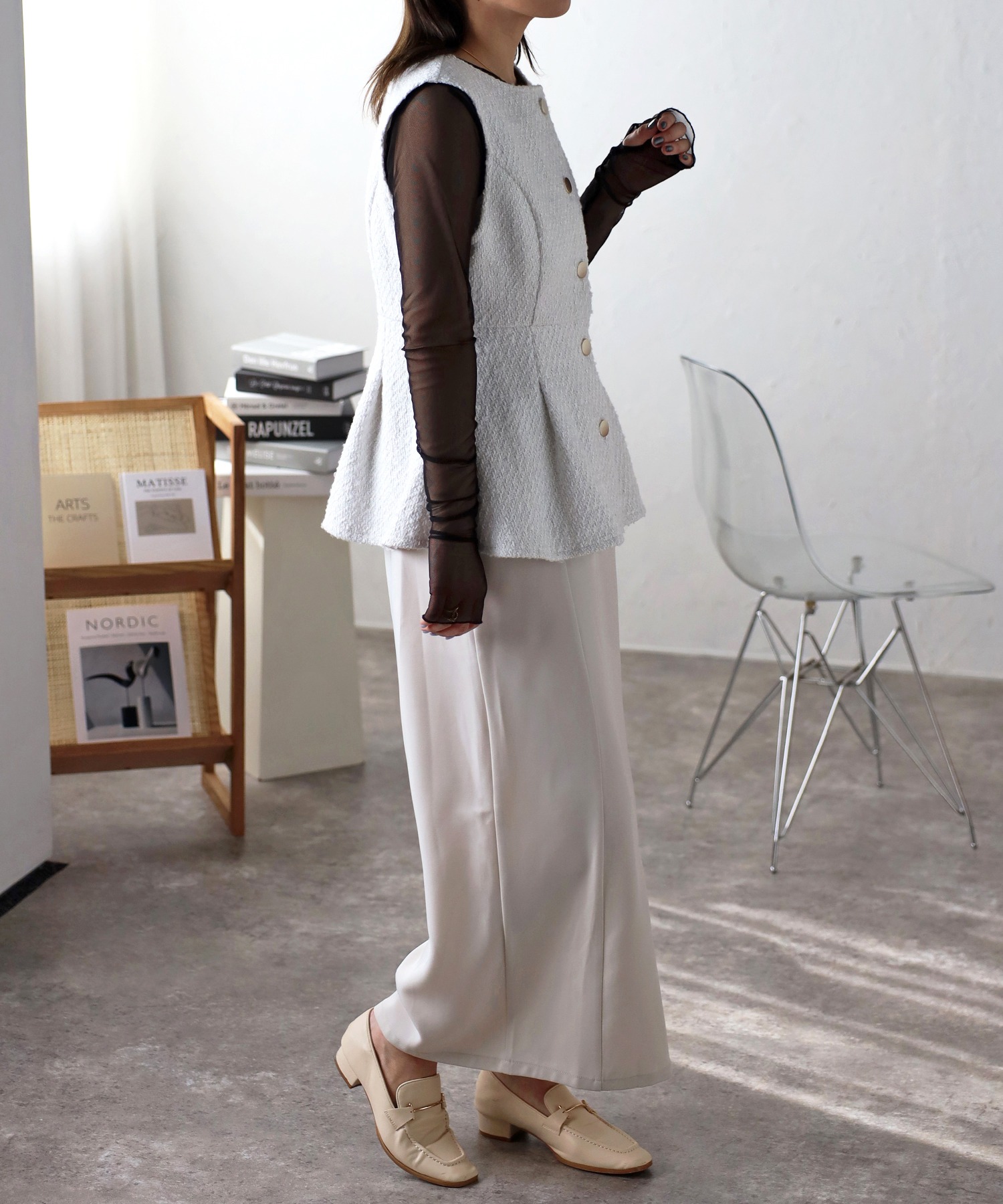model:162cm  着用サイズ:FREE