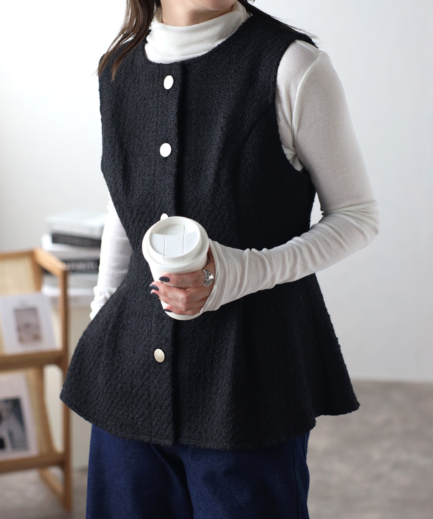 model:162cm  着用サイズ:FREE