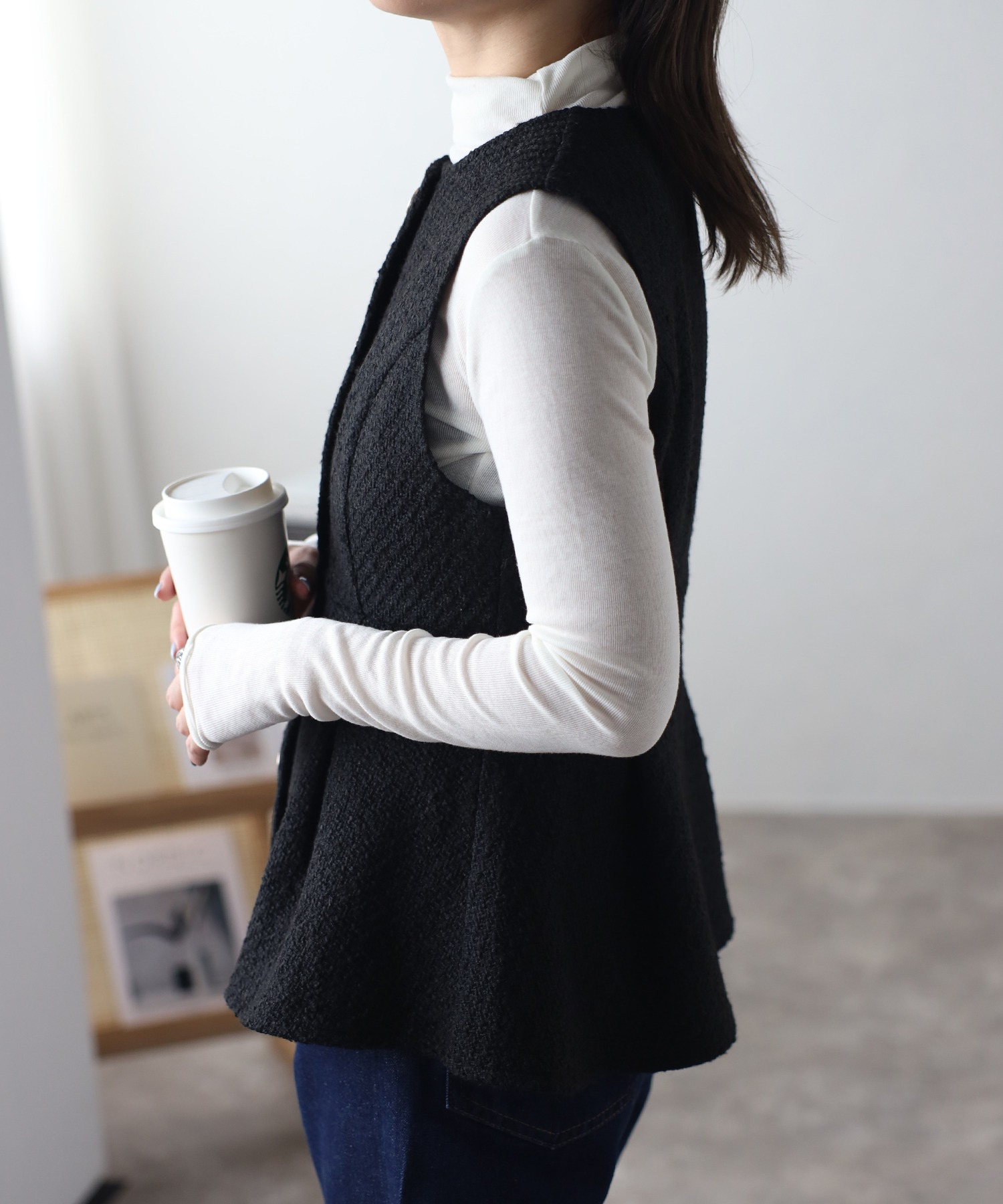 model:162cm  着用サイズ:FREE