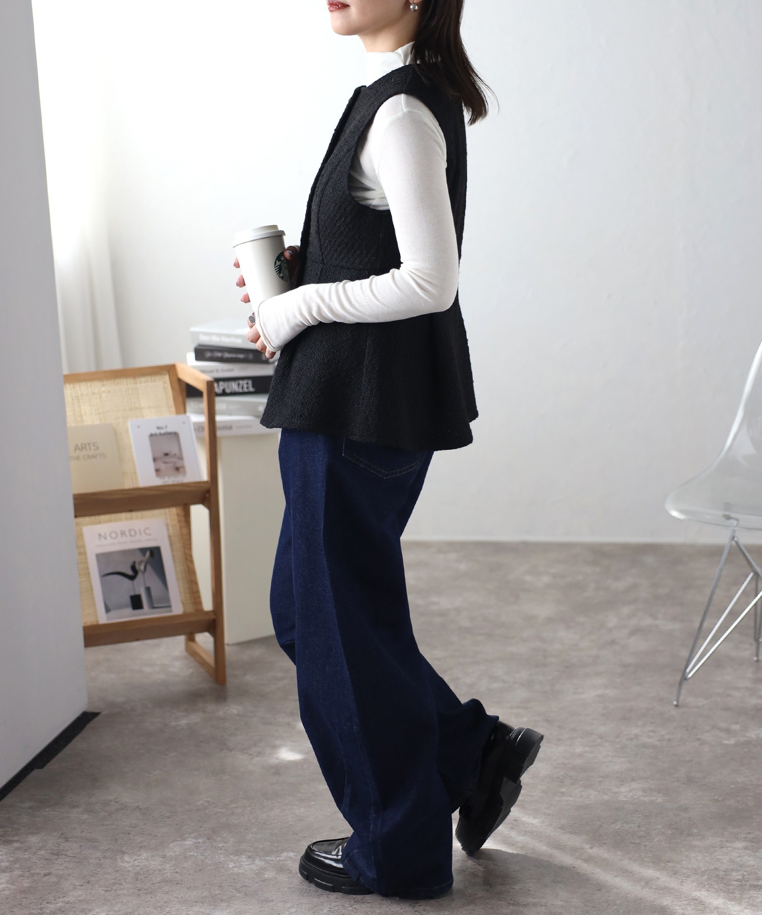 model:162cm  着用サイズ:FREE