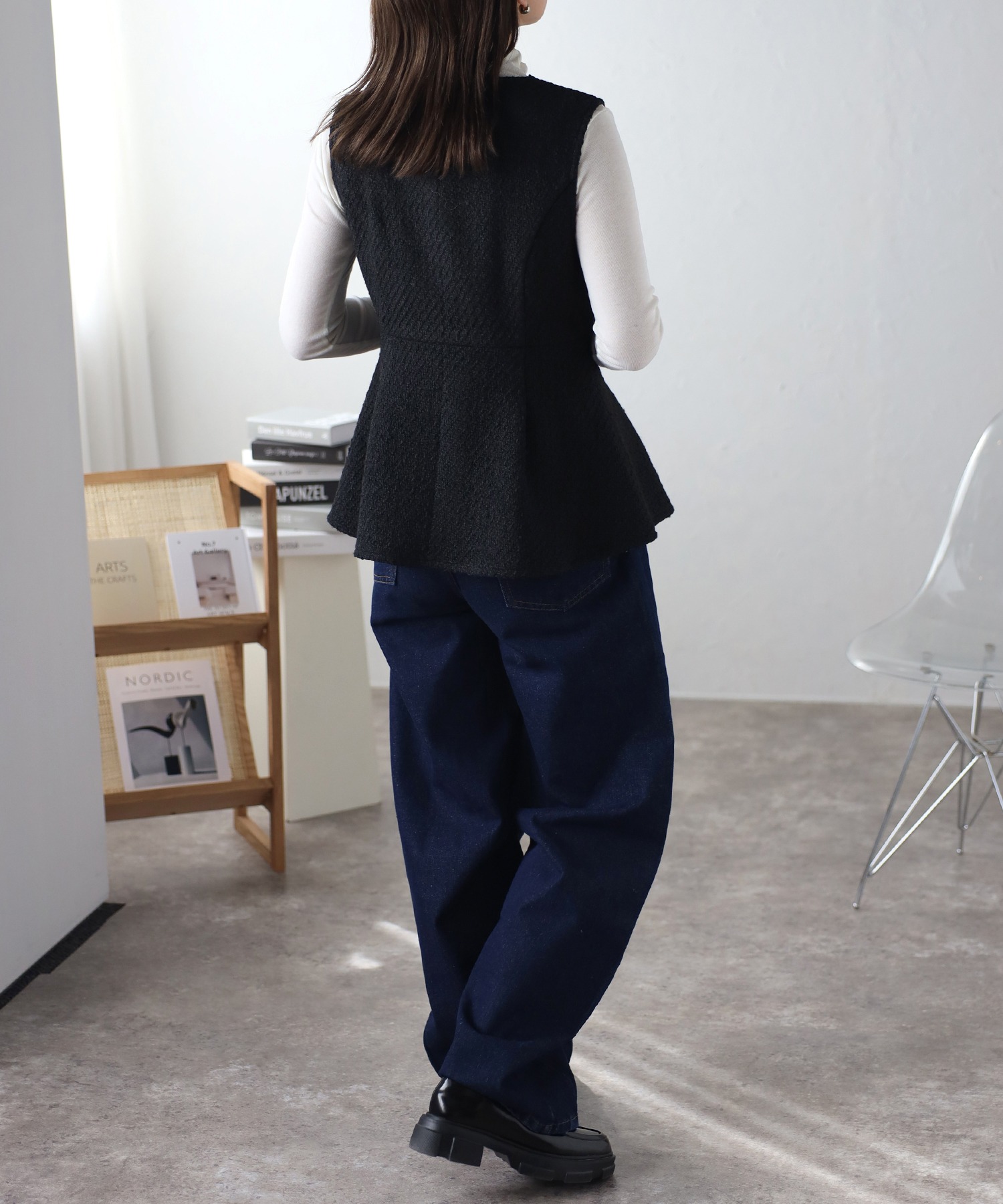 model:162cm  着用サイズ:FREE