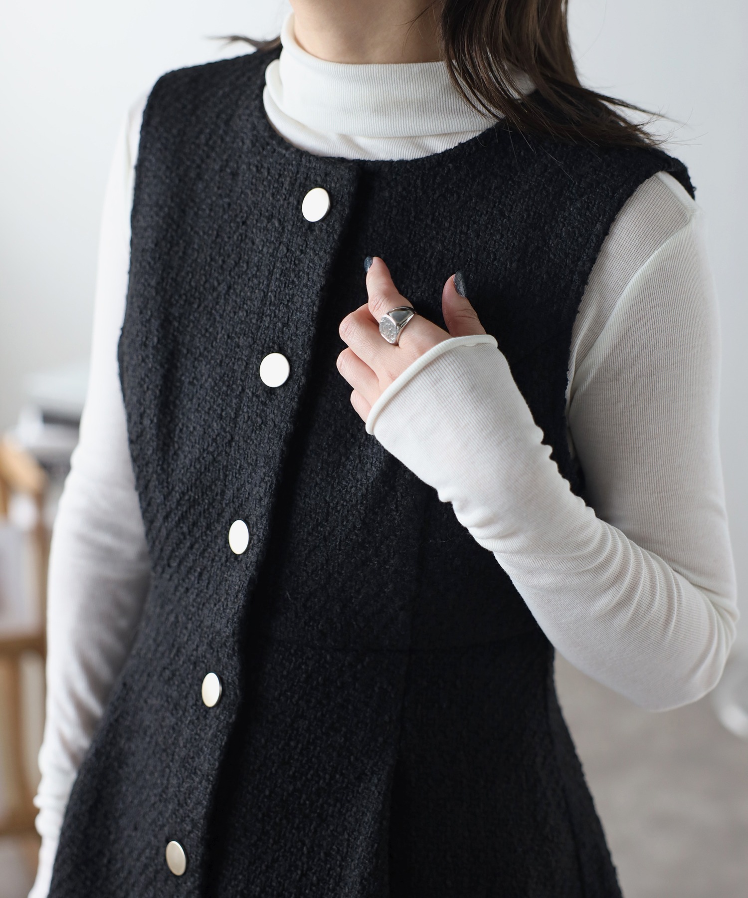 model:162cm  着用サイズ:FREE