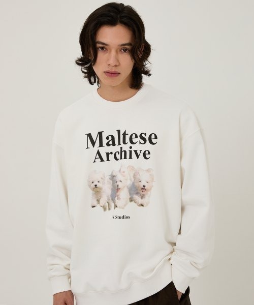 A'GEM/9 × .kom 『WaiKei/ワイケイ』 Maltese archive sweatshirts 