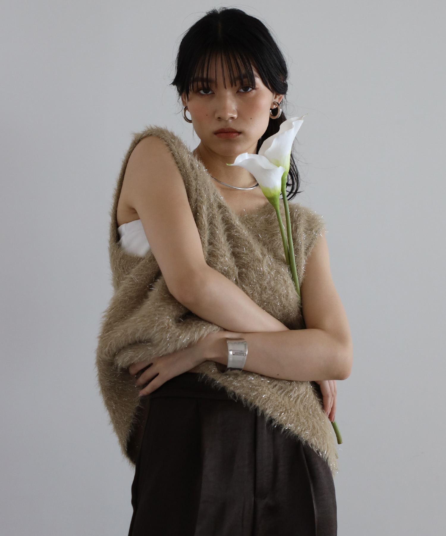 model：H167 着用サイズ：FREE
