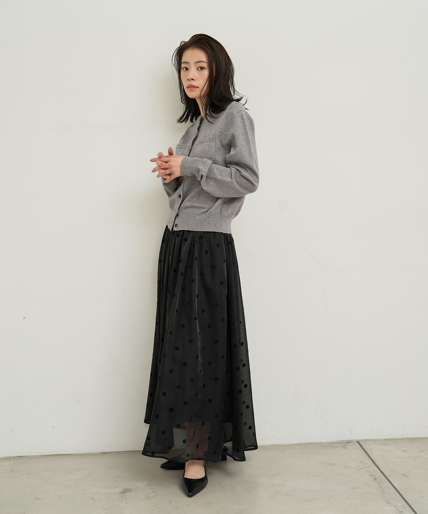 model：H162　着用サイズ：F