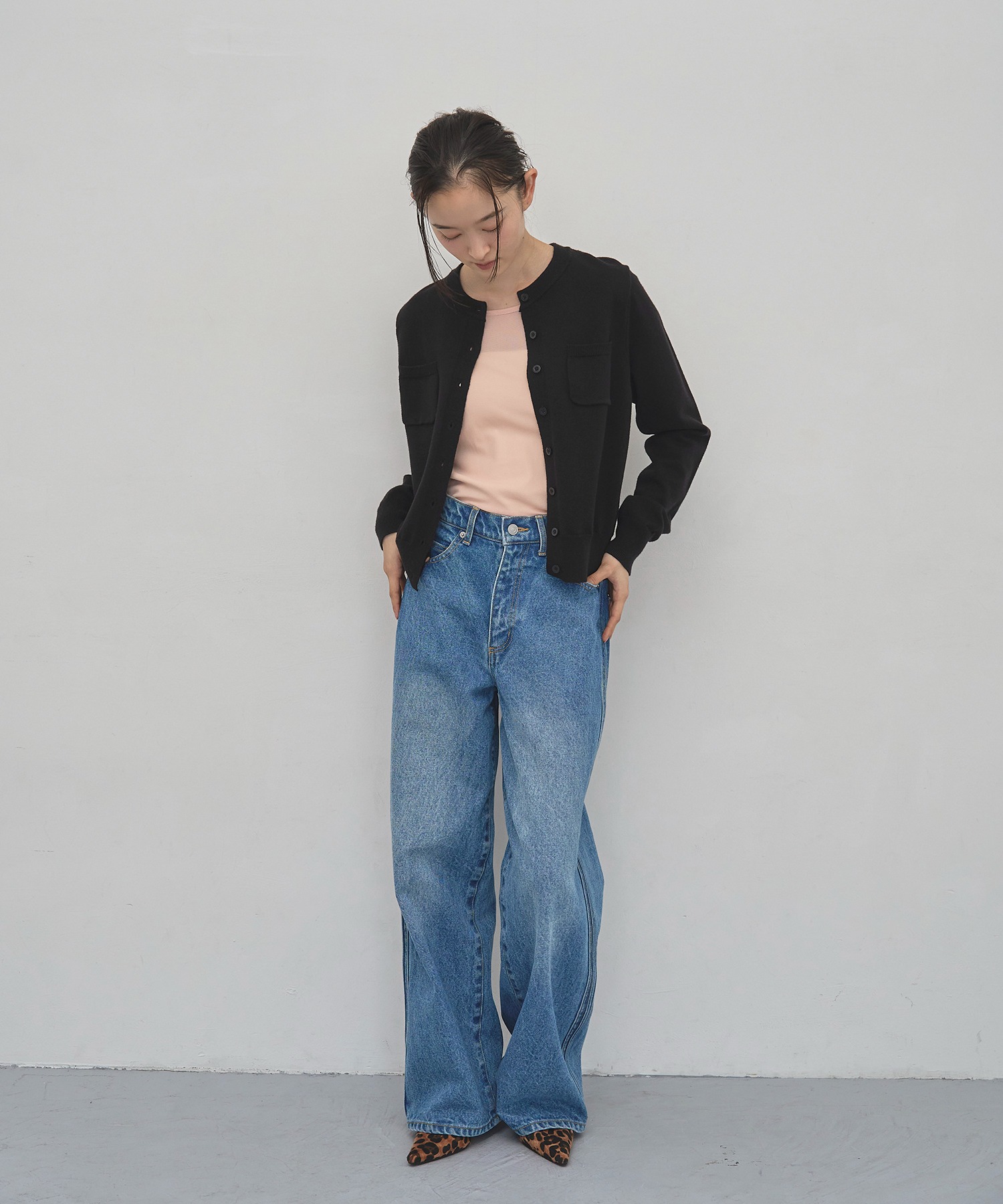 model：H162　着用サイズ：F