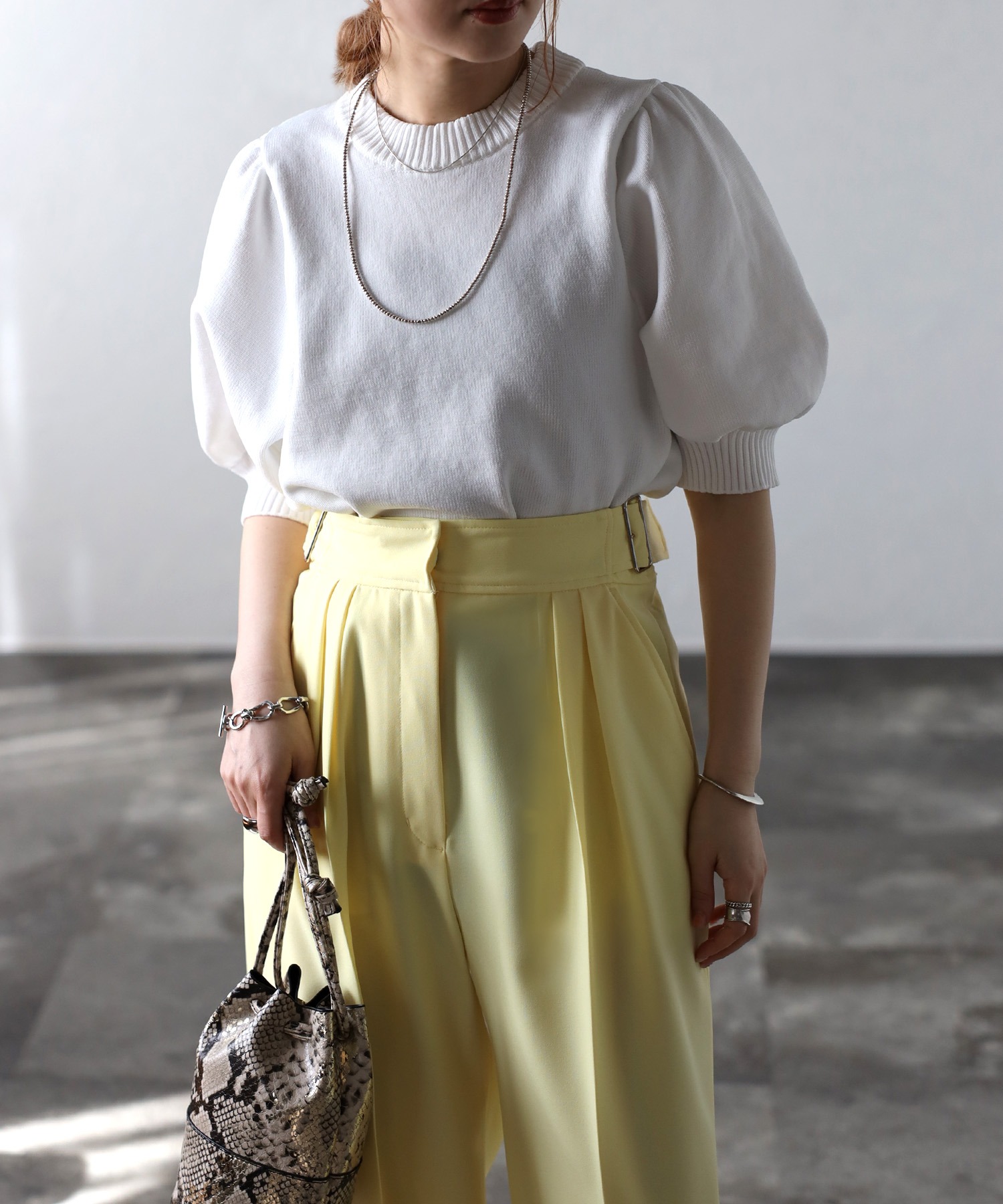model：H158 着用サイズ：FREE