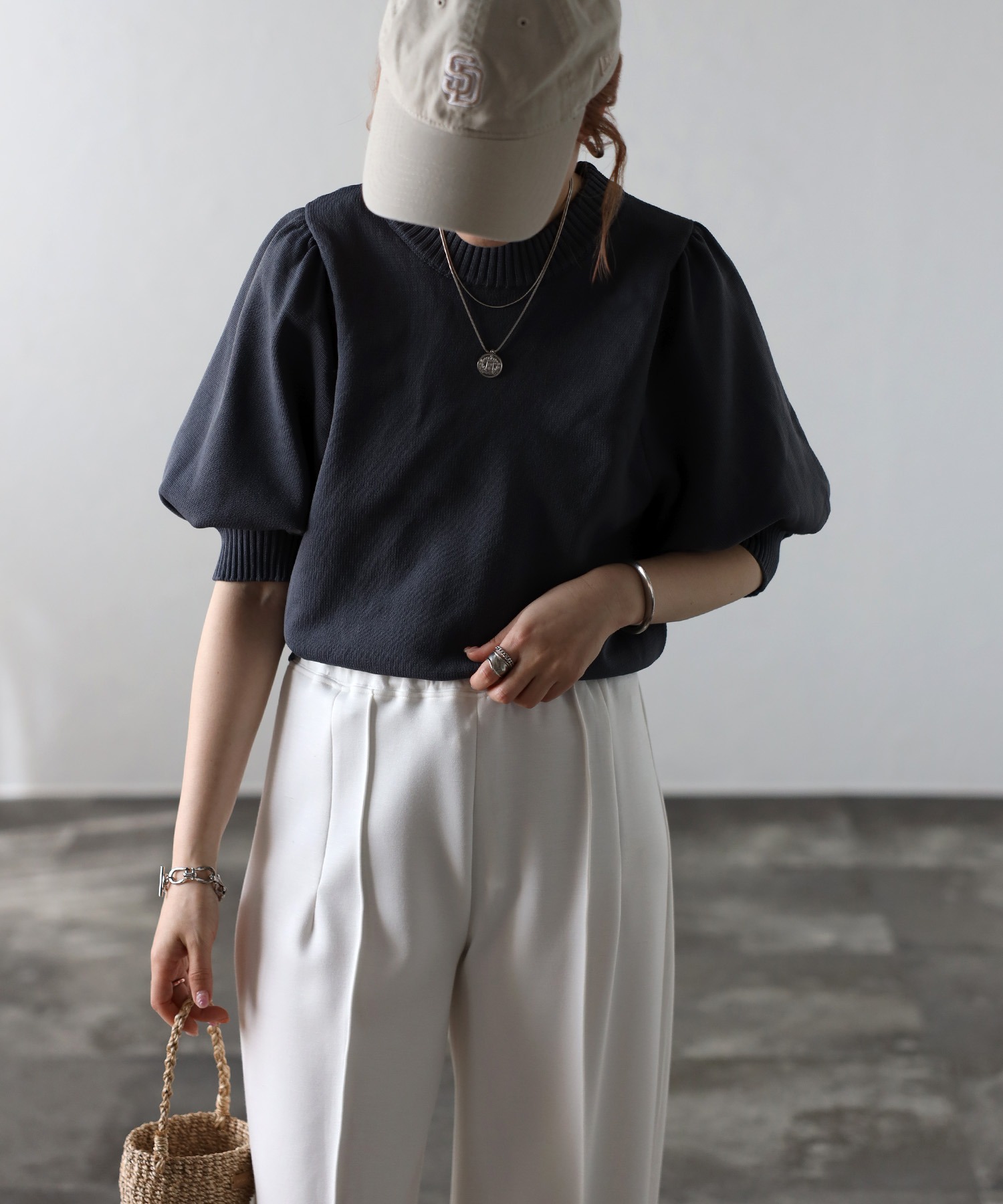 model：H158 着用サイズ：FREE