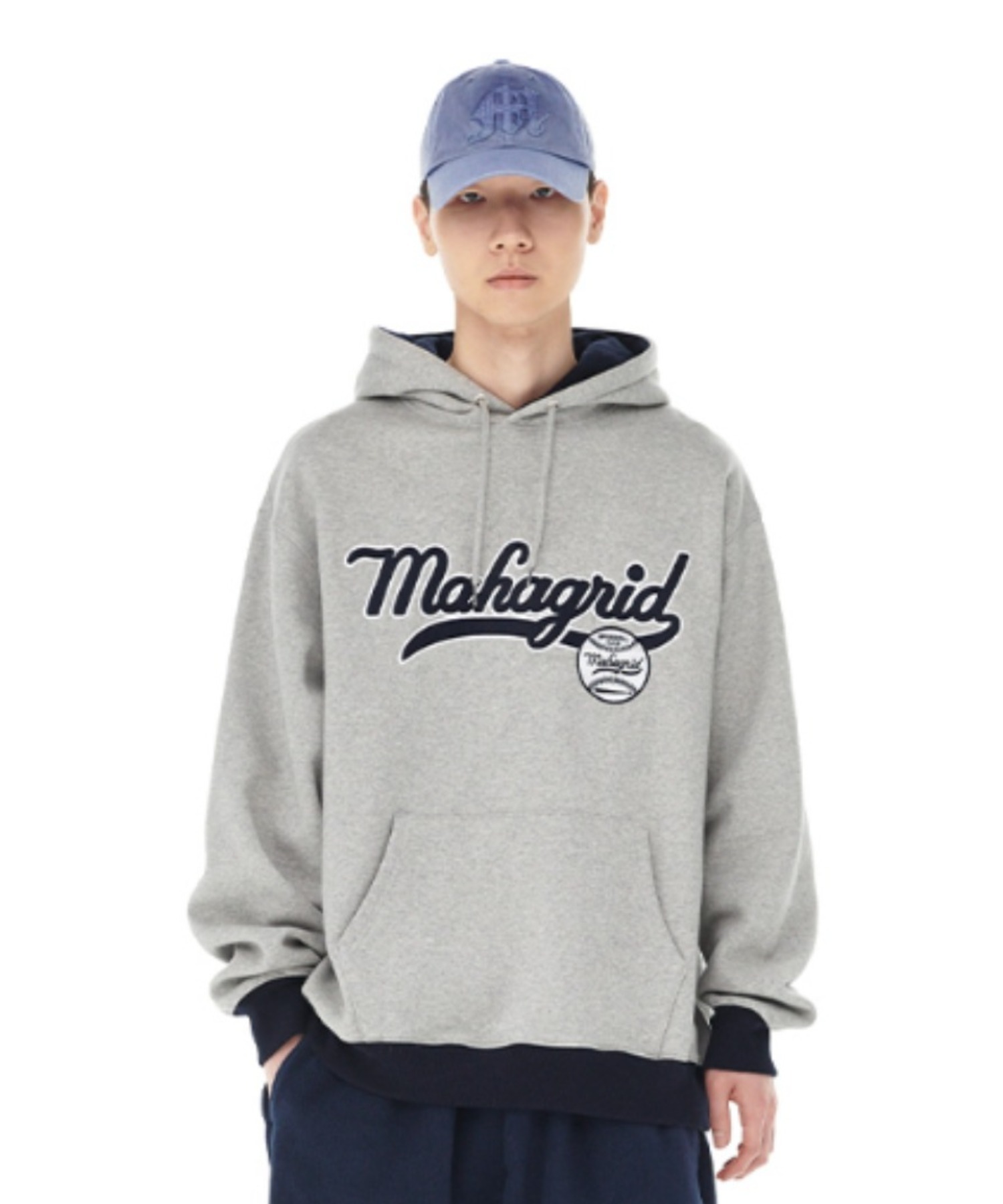 mahagrid/マハグリッド』BASEBALL SIGN HOODIE/ベースボール プル