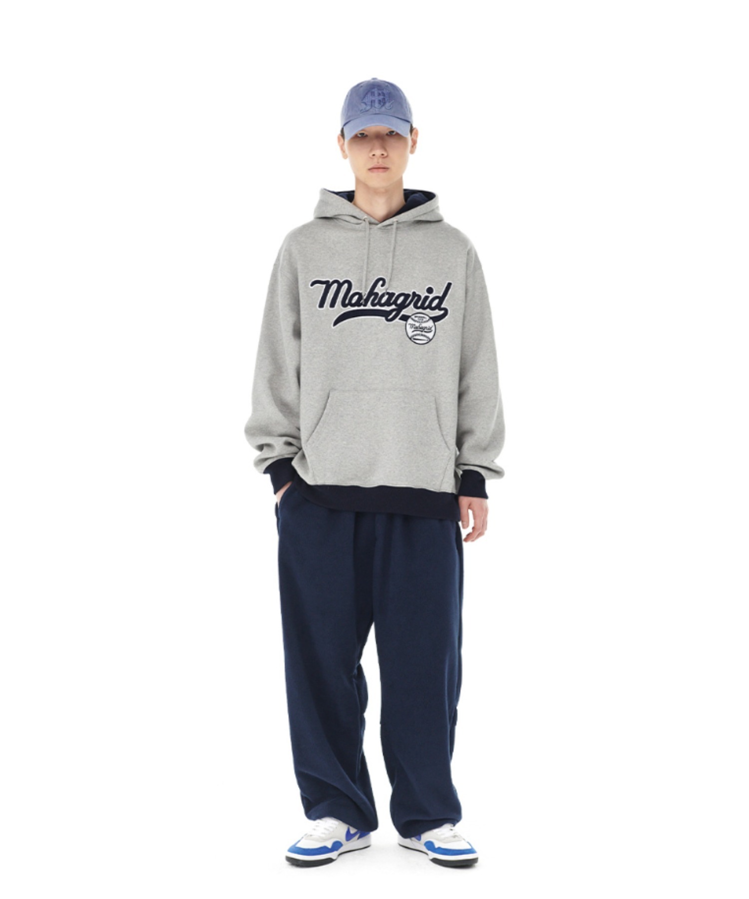 mahagrid/マハグリッド』BASEBALL SIGN HOODIE/ベースボール プル