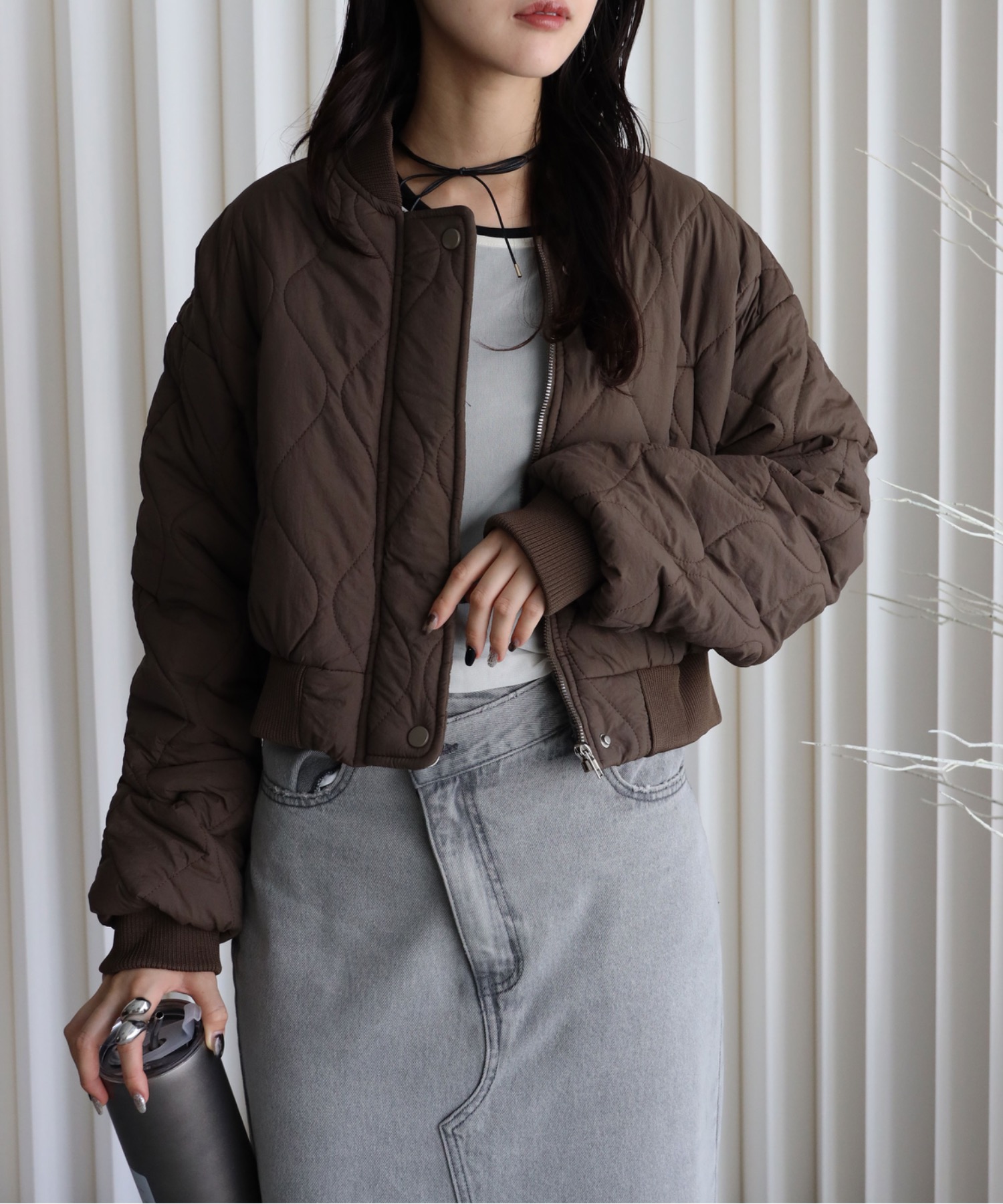 model：164cm  着用サイズ：FREE