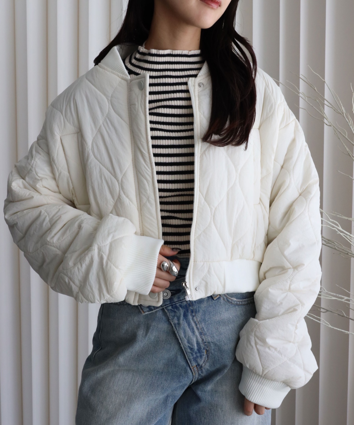 model：164cm  着用サイズ：FREE