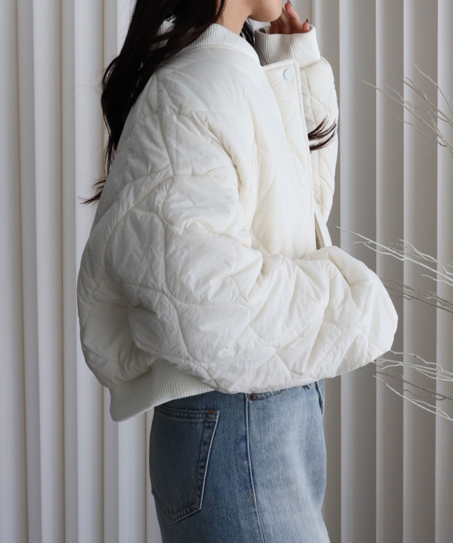 model：164cm  着用サイズ：FREE