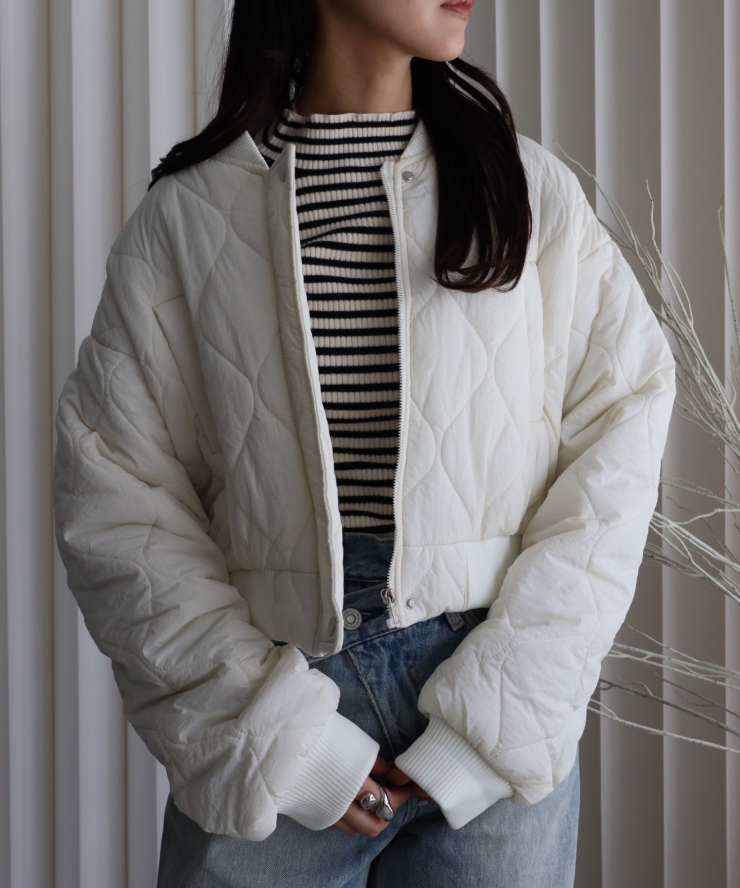 model：164cm  着用サイズ：FREE