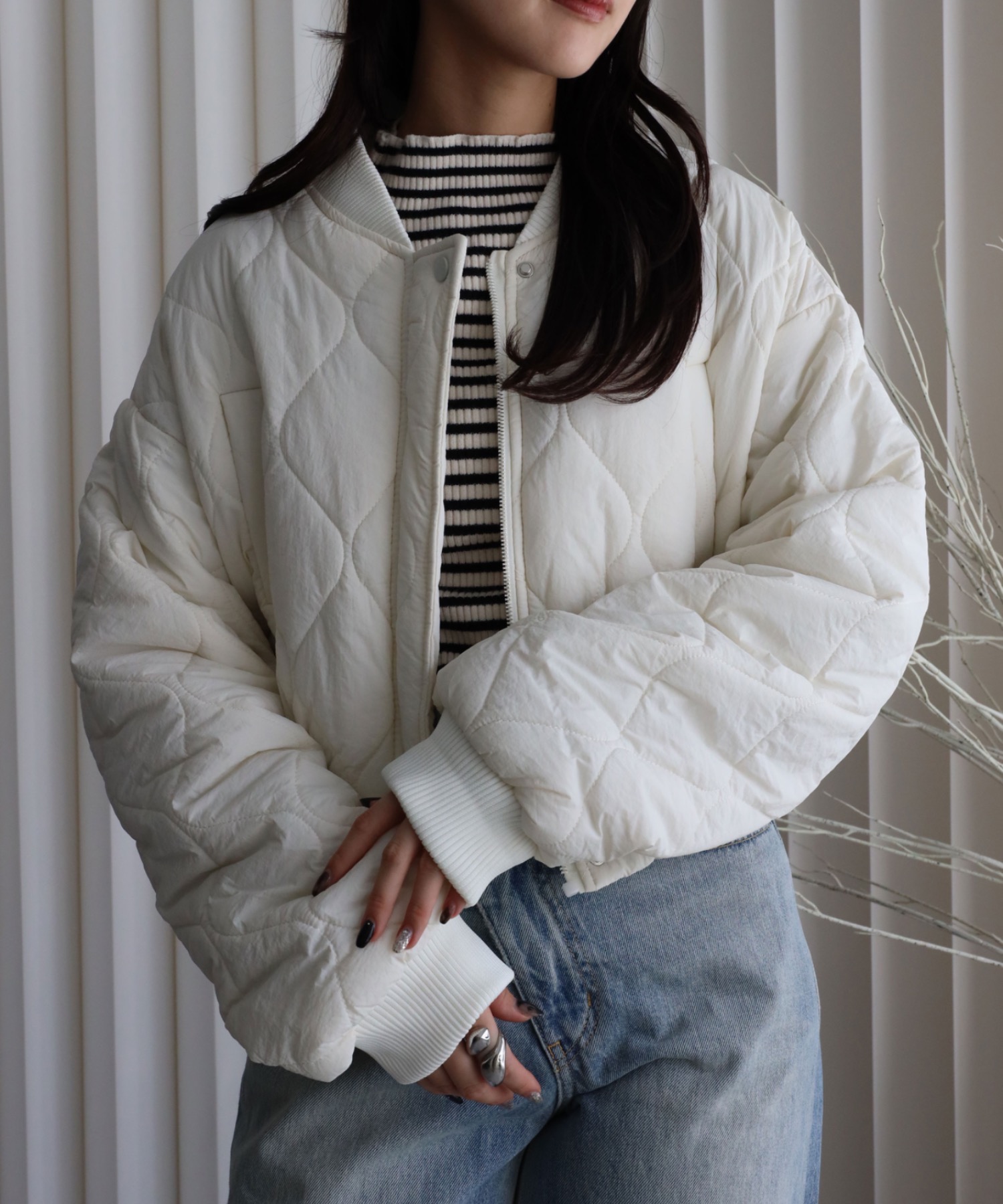 model：164cm  着用サイズ：FREE