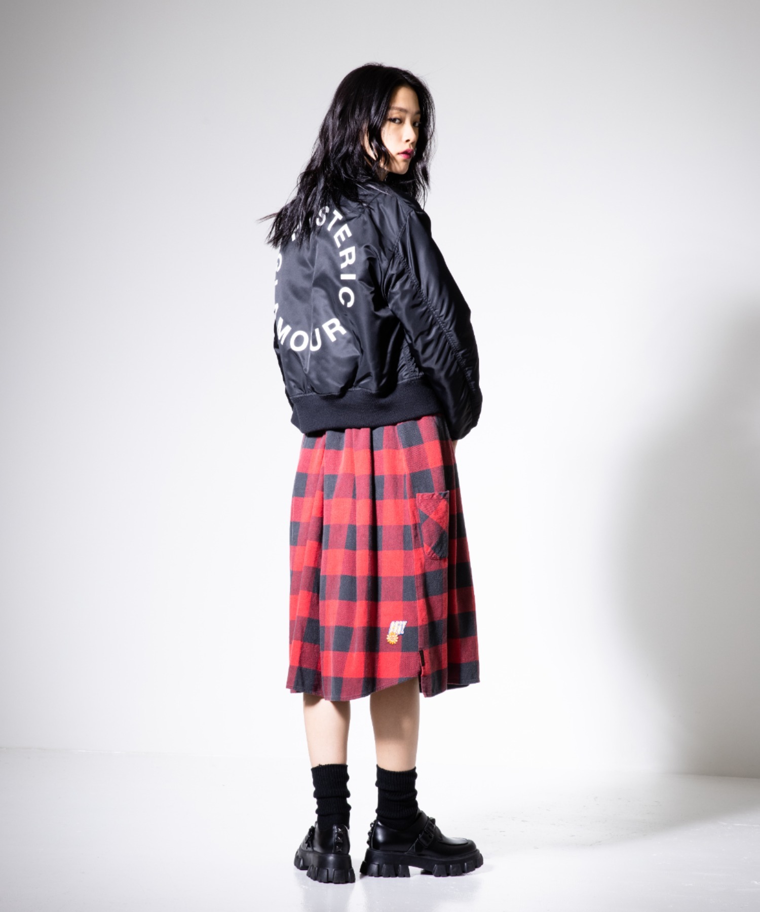Circleロゴ ショート丈ma 1ジャケット Hysteric Glamour Women Hysteric Glamour Online Store ヒステリックグラマーオンラインストア