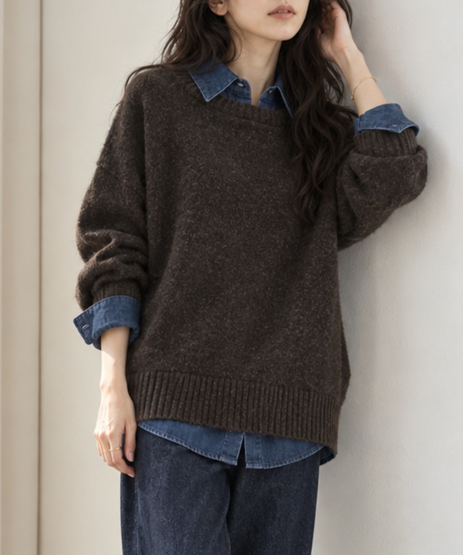 model：158cm 着用サイズ：FREE
