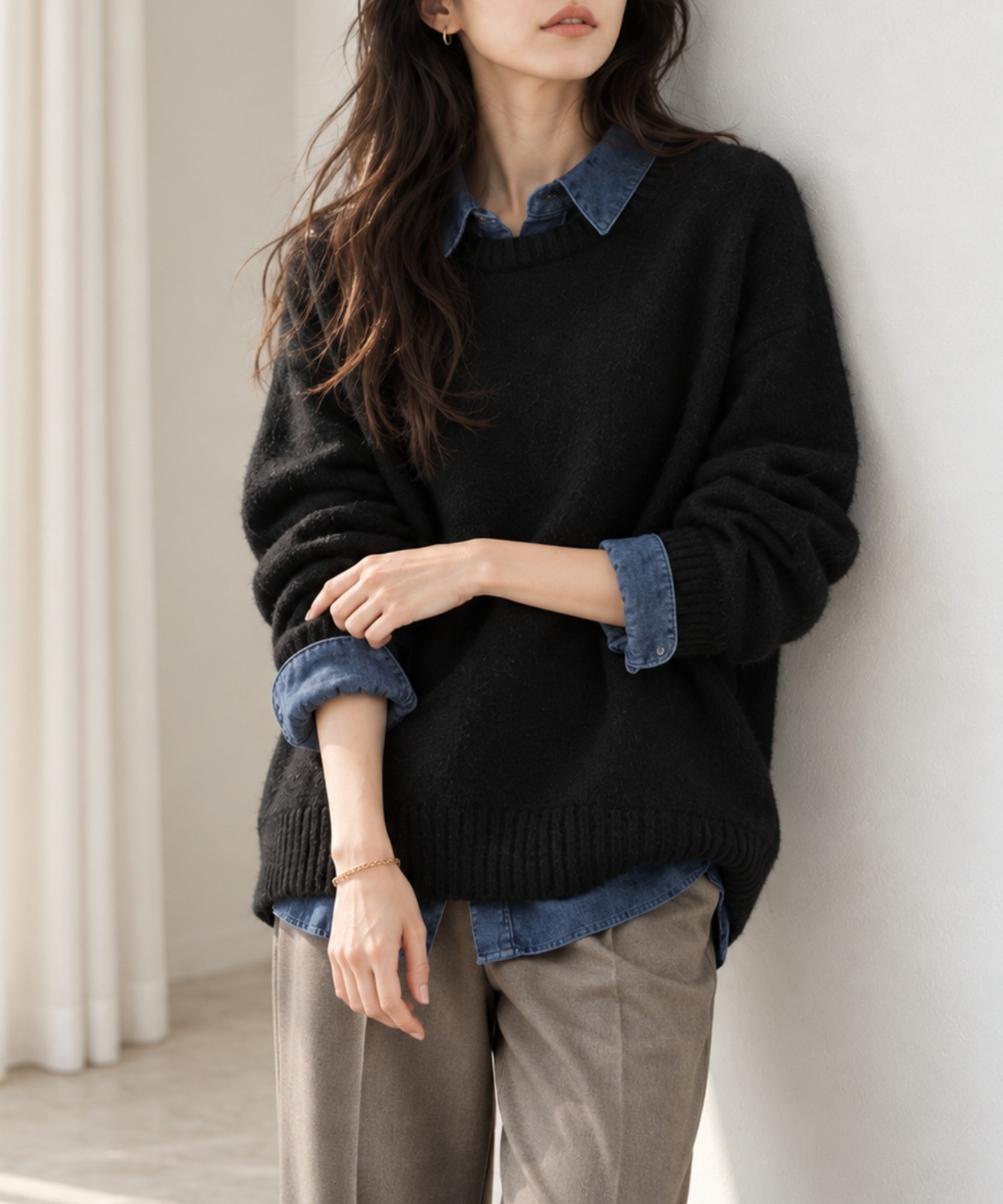 model：158cm 着用サイズ：FREE