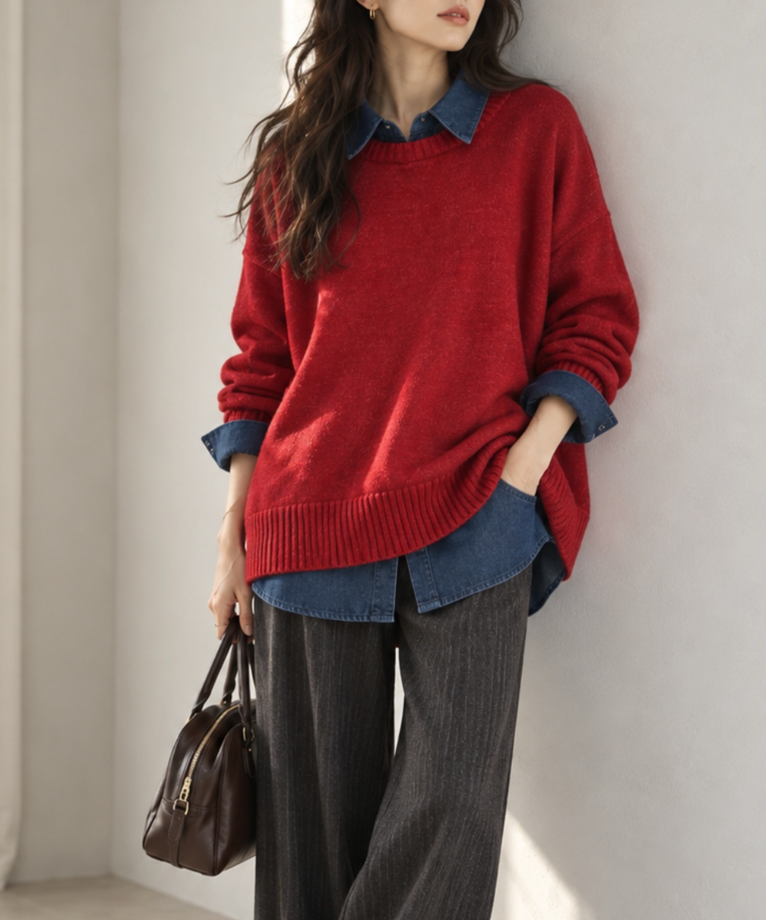 model：158cm 着用サイズ：FREE