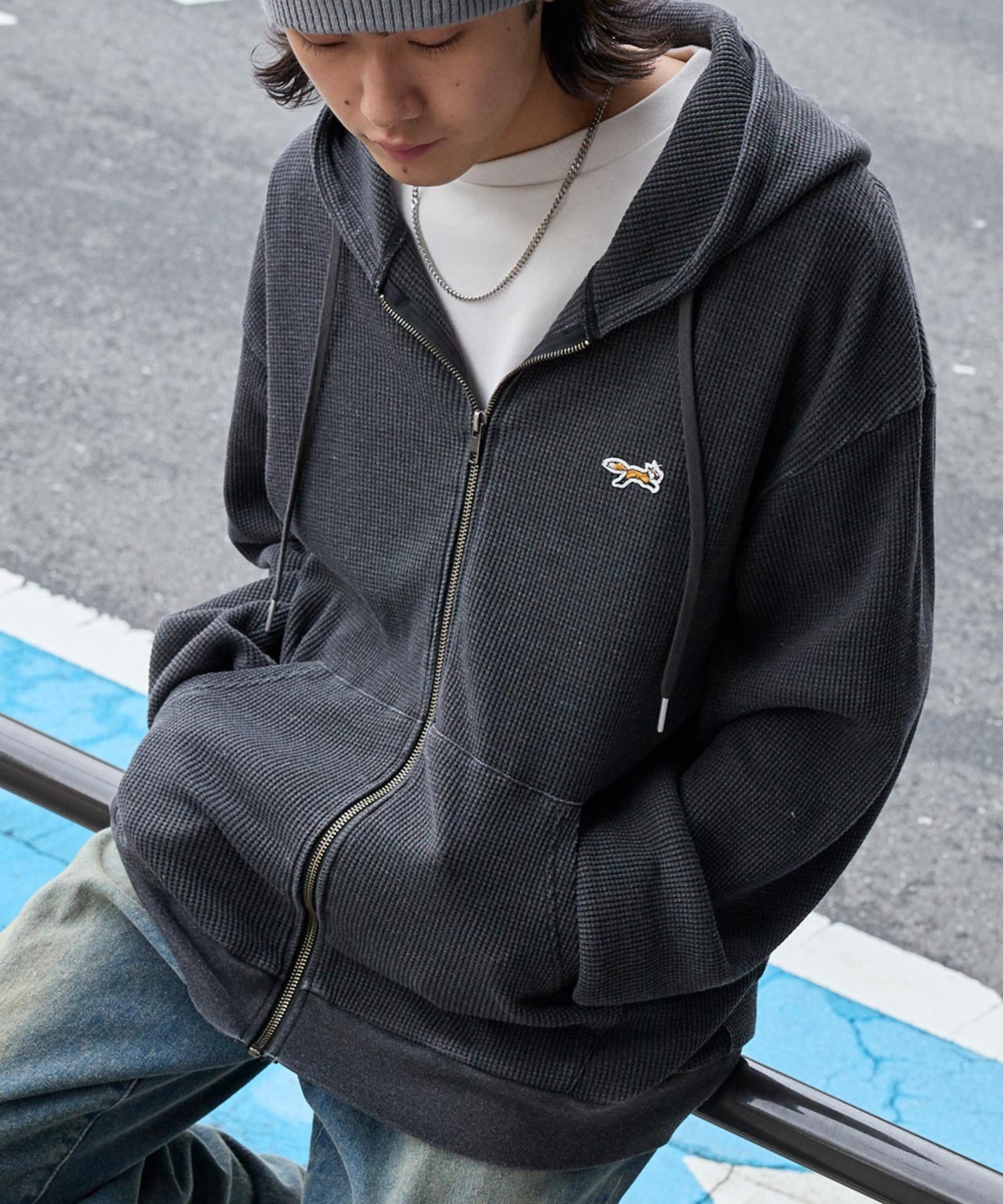 ハッピーマニー様♡オーダー用 PENNEYS/ペニーズ 別注 THE FOX ロゴ ワンポイント刺繍