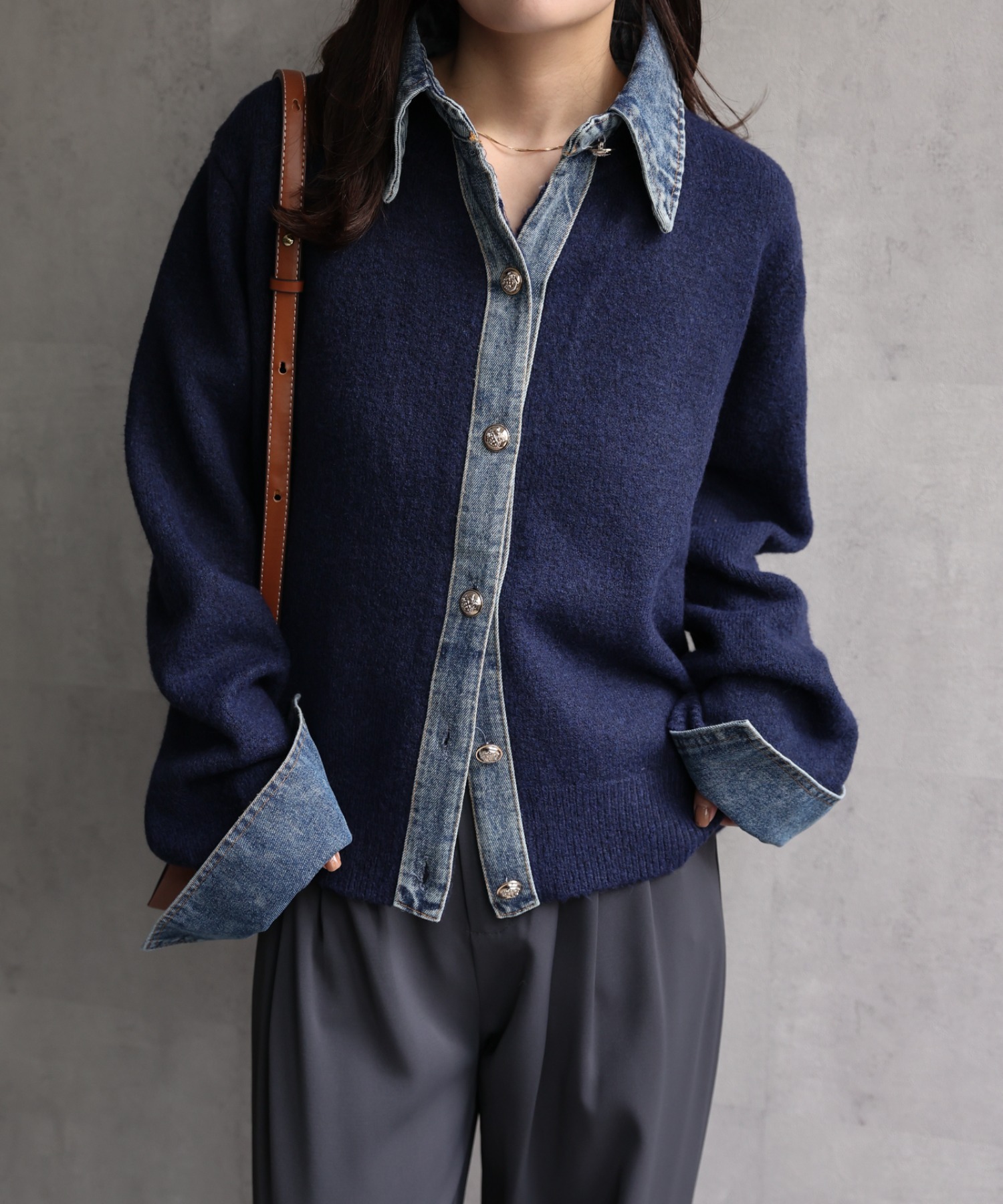 model：156cm 着用サイズ：FREE