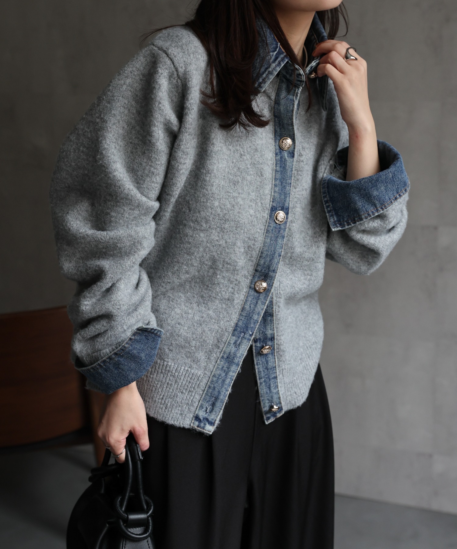 model：156cm 着用サイズ：FREE