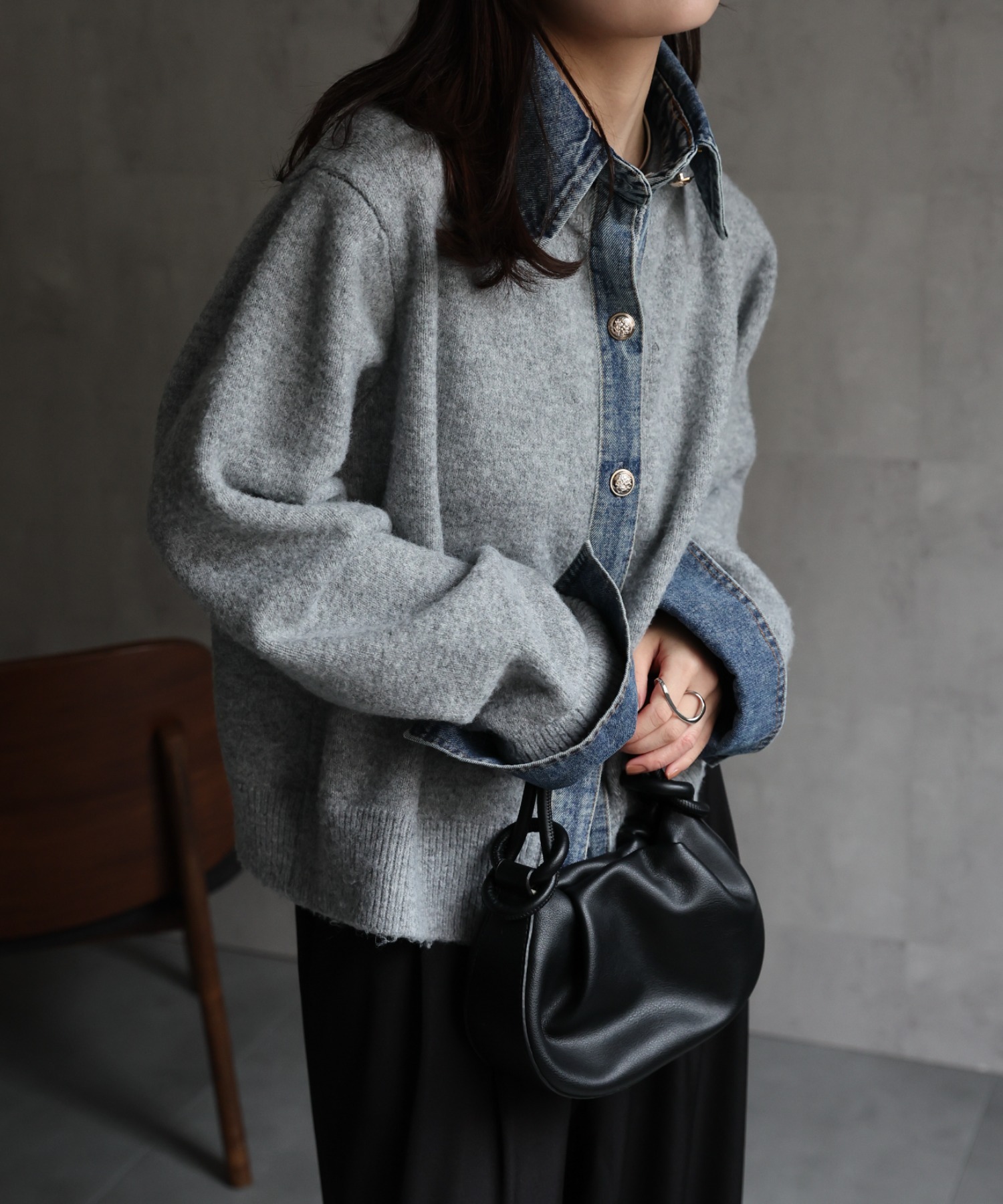 model：156cm 着用サイズ：FREE